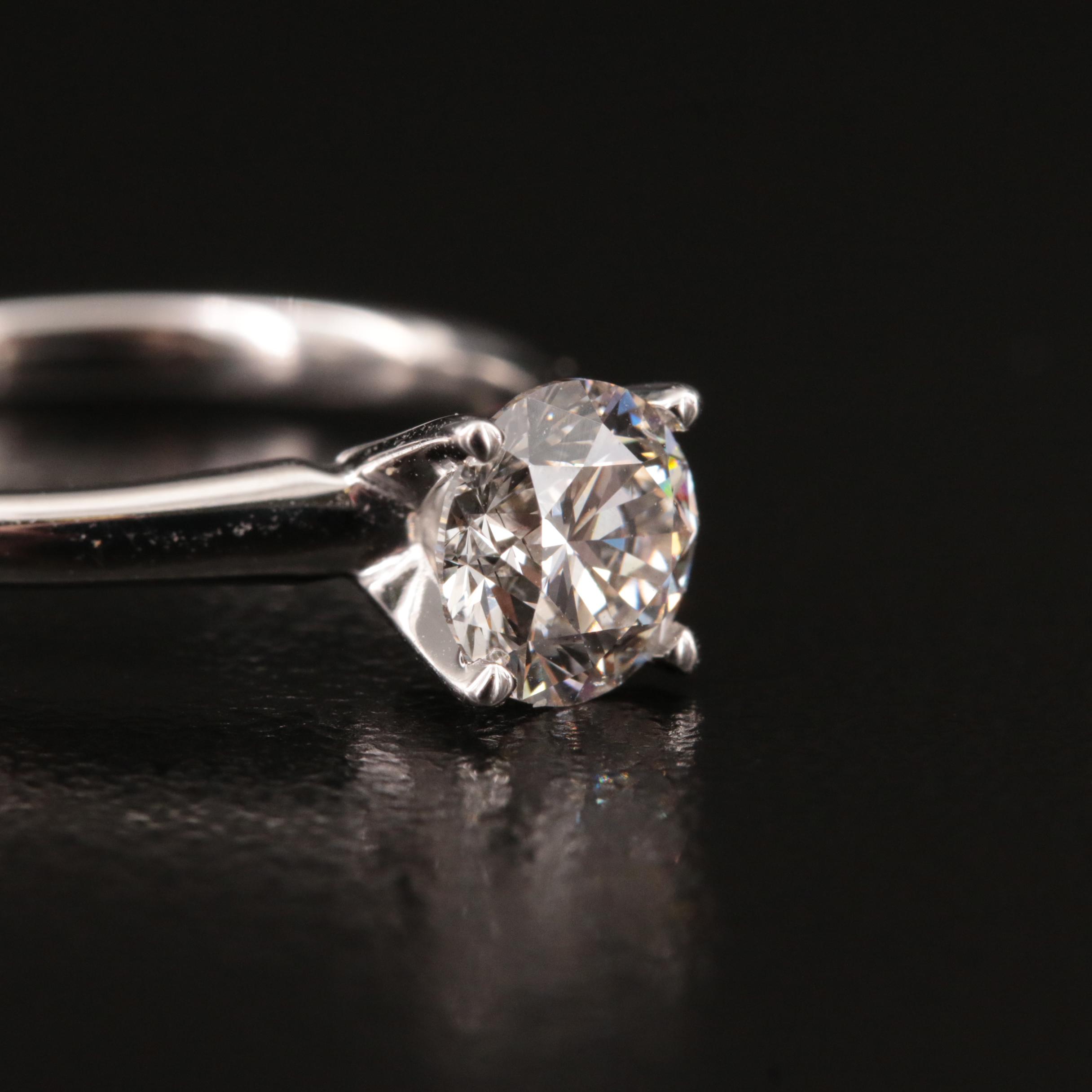 14K 0.93 CT Lab Grown Diamond Solitaire Ring