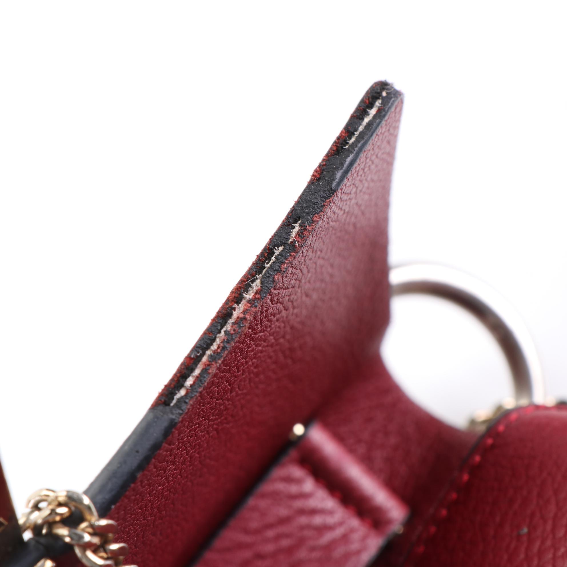 Chloé Drew Crossbody Bag in Bi-Color Grained Leather