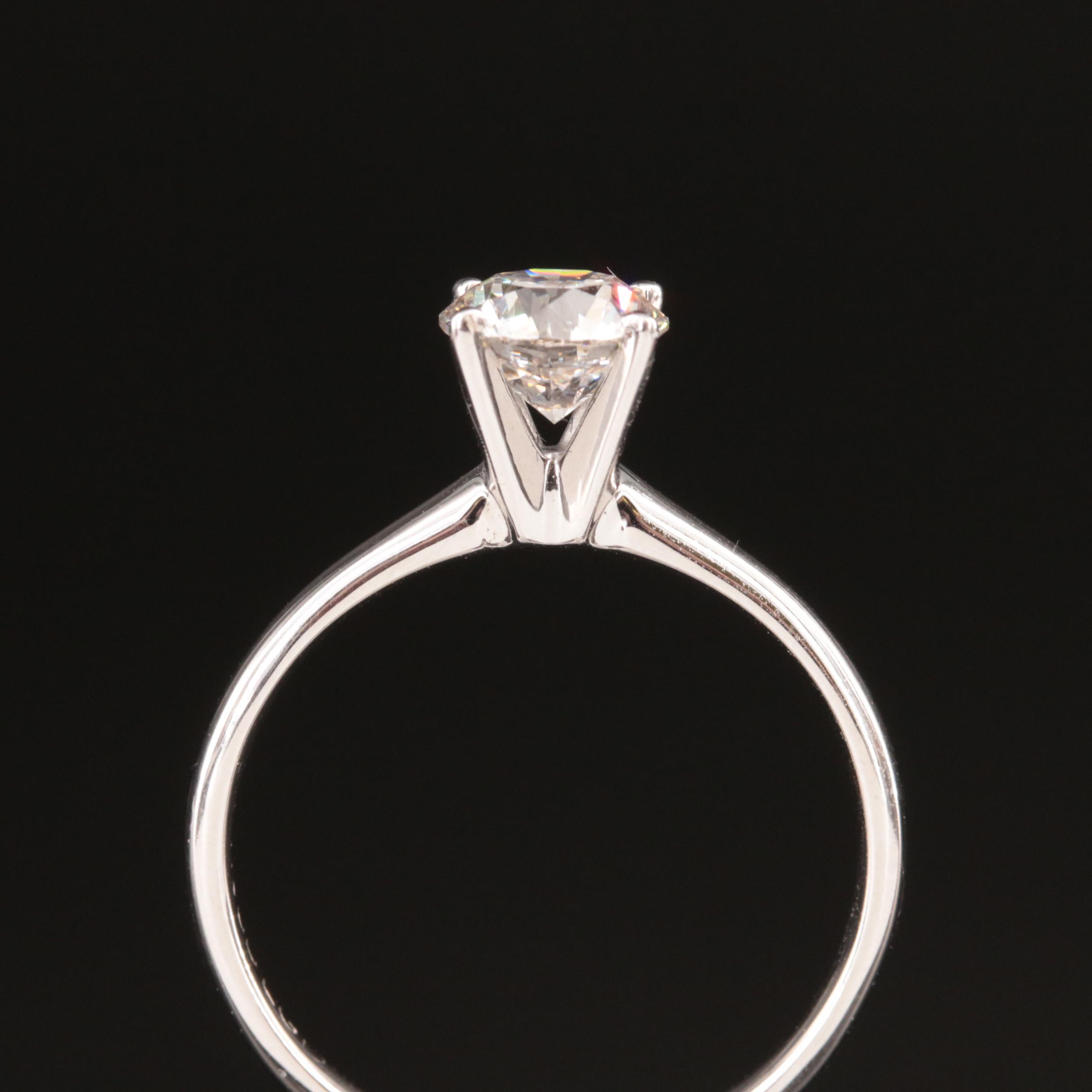 14K 0.93 CT Lab Grown Diamond Solitaire Ring