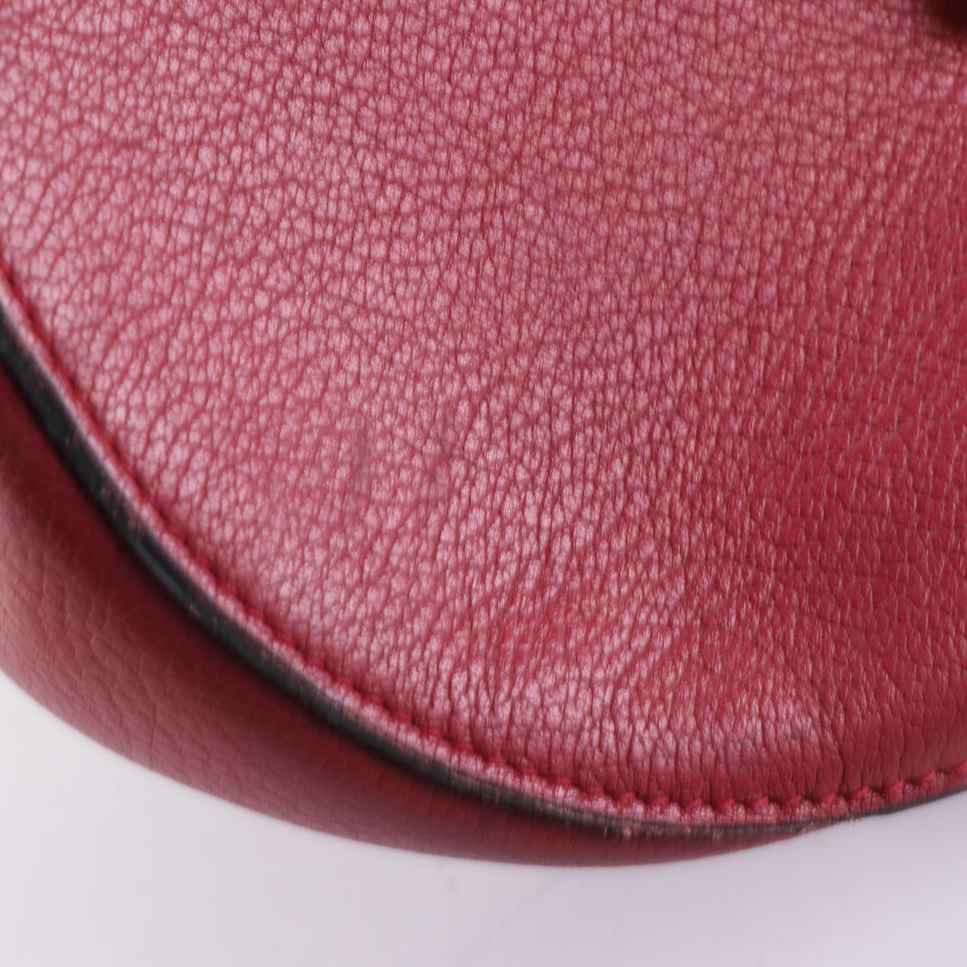Chloé Drew Crossbody Bag in Bi-Color Grained Leather