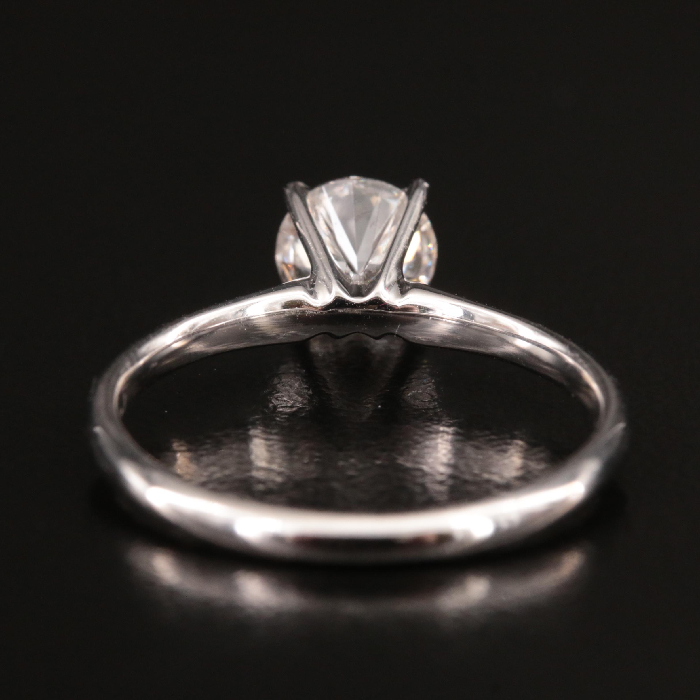 14K 0.93 CT Lab Grown Diamond Solitaire Ring