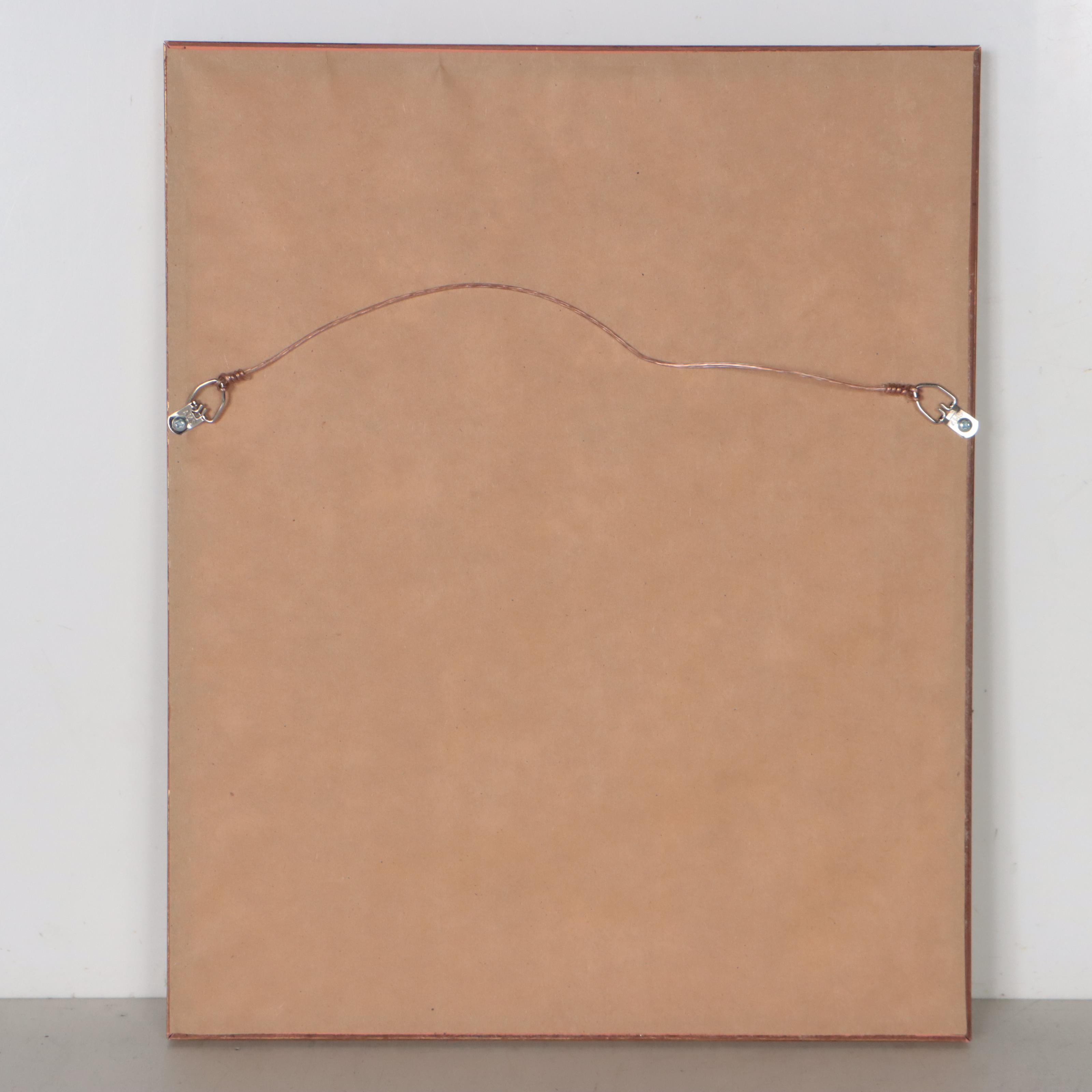 Rand McNally & Co. Wax Engraving Map of Nevada, Circa 1898