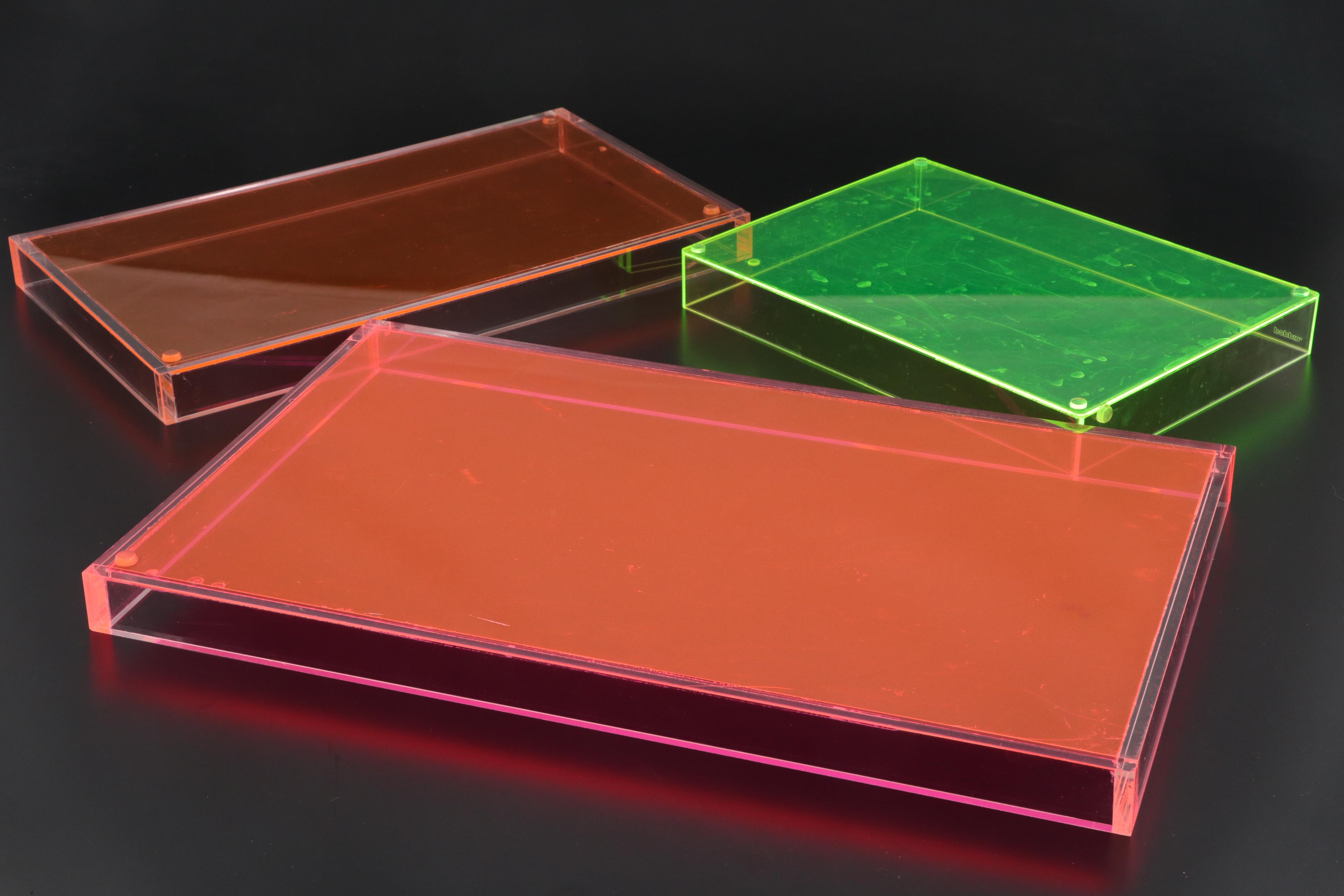Acrylic Trays, Organizers and Storage Boxes