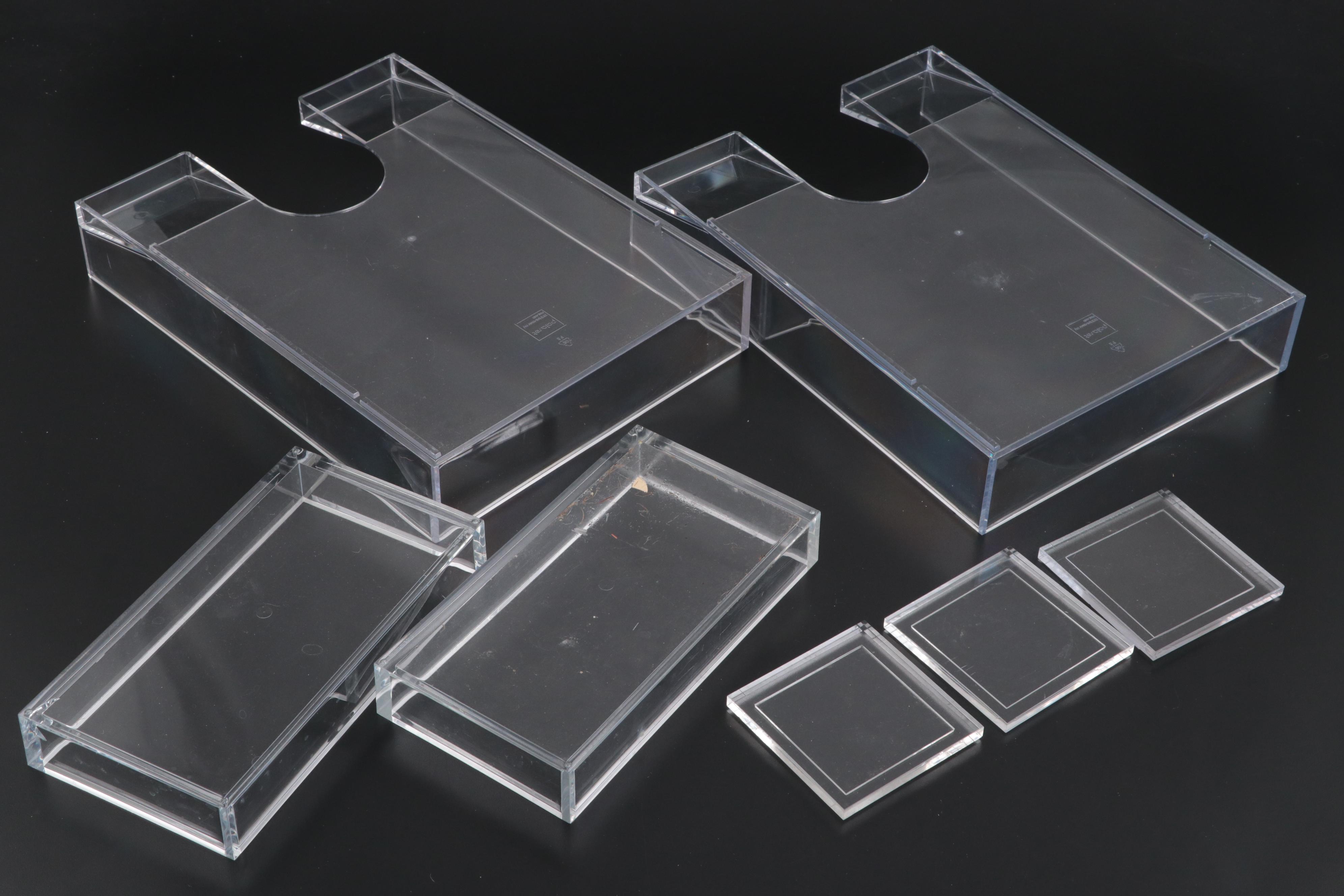 Acrylic Trays, Organizers and Storage Boxes