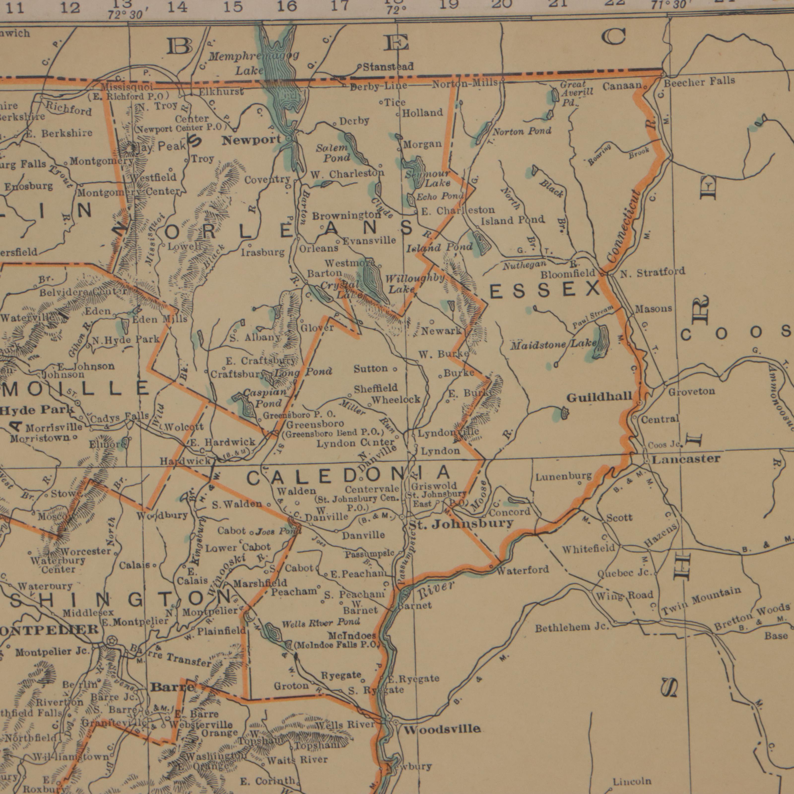 Rand, McNally & Co. Wax Engraving Map of Vermont, Circa 1898