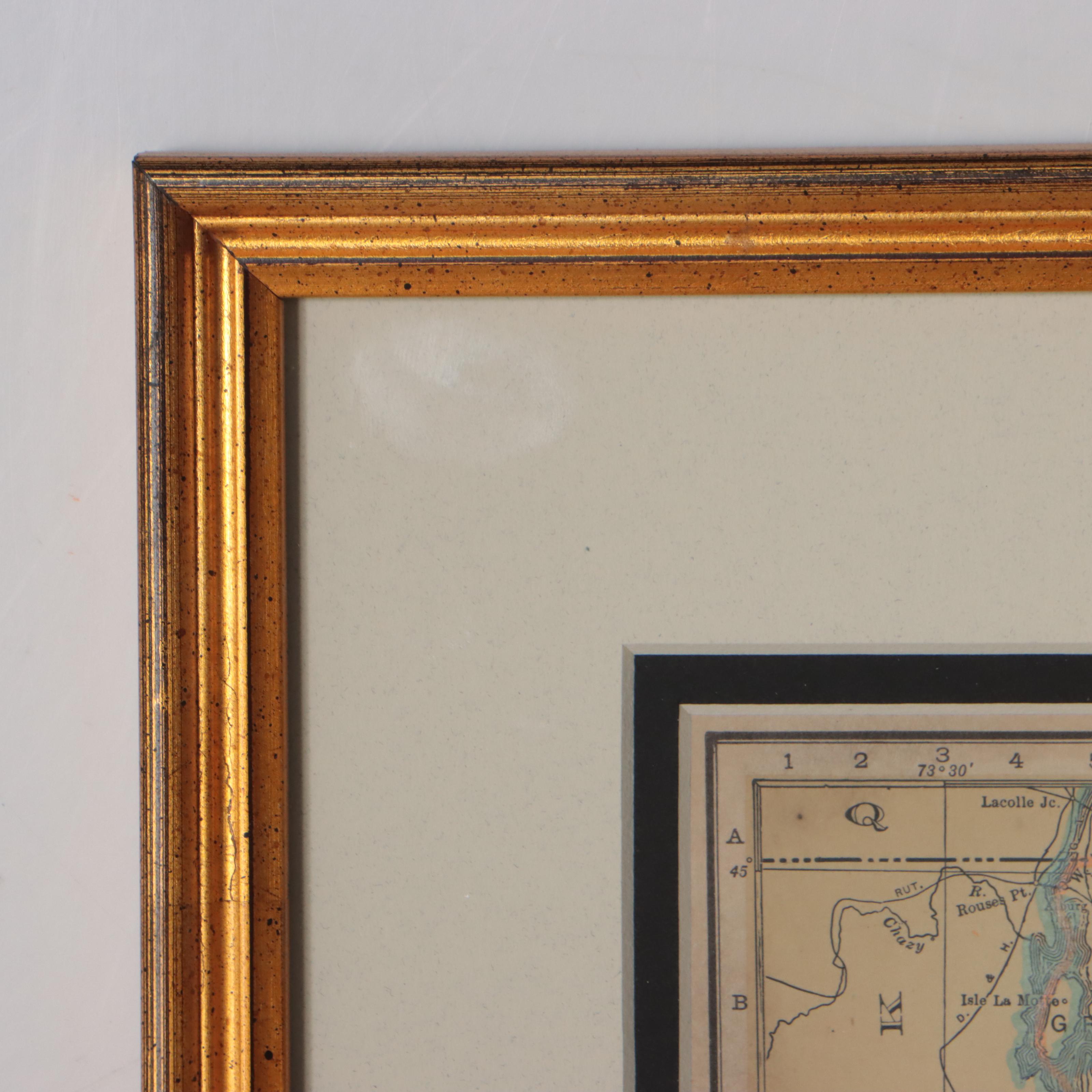 Rand, McNally & Co. Wax Engraving Map of Vermont, Circa 1898