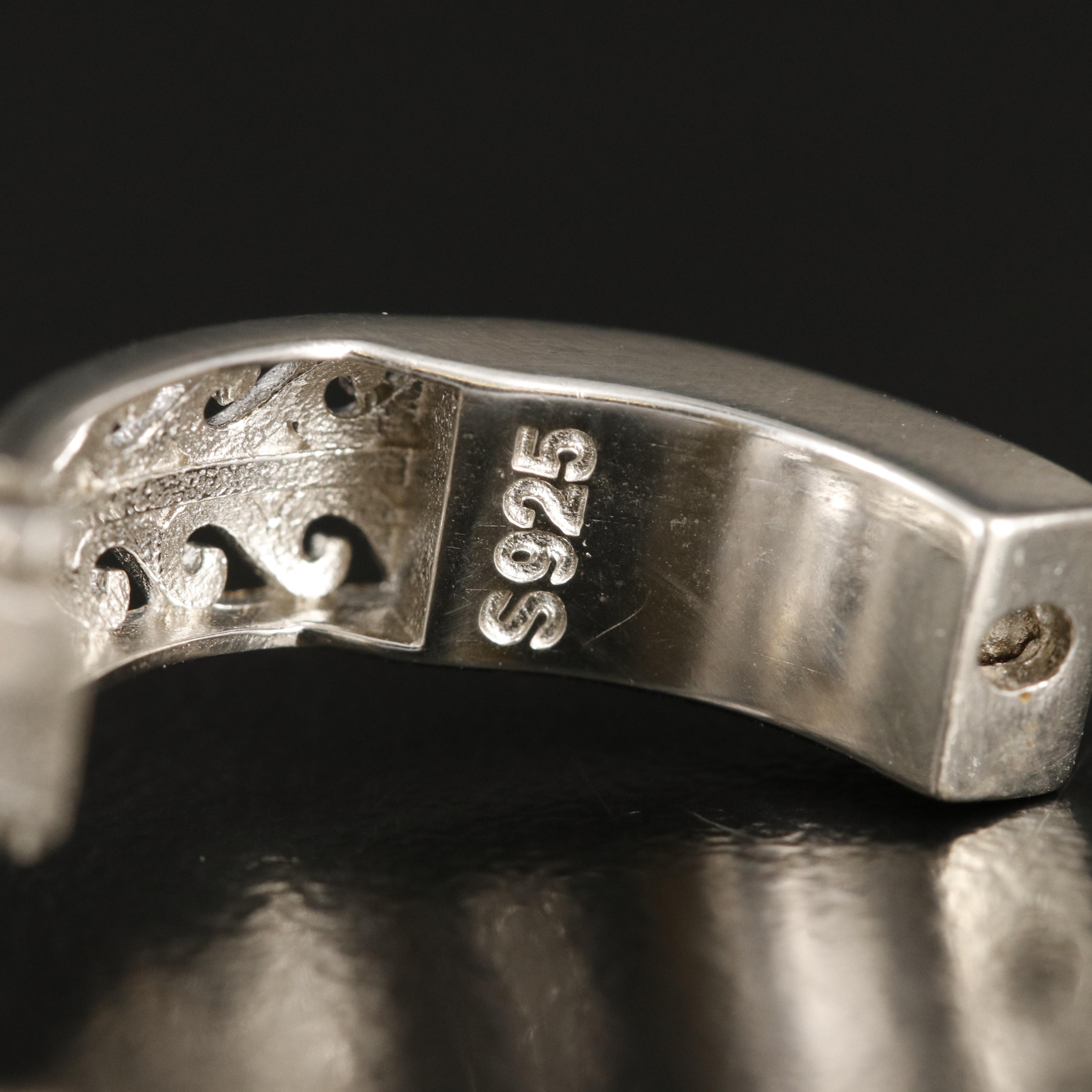 Sterling Goshenite Hoop Earrings