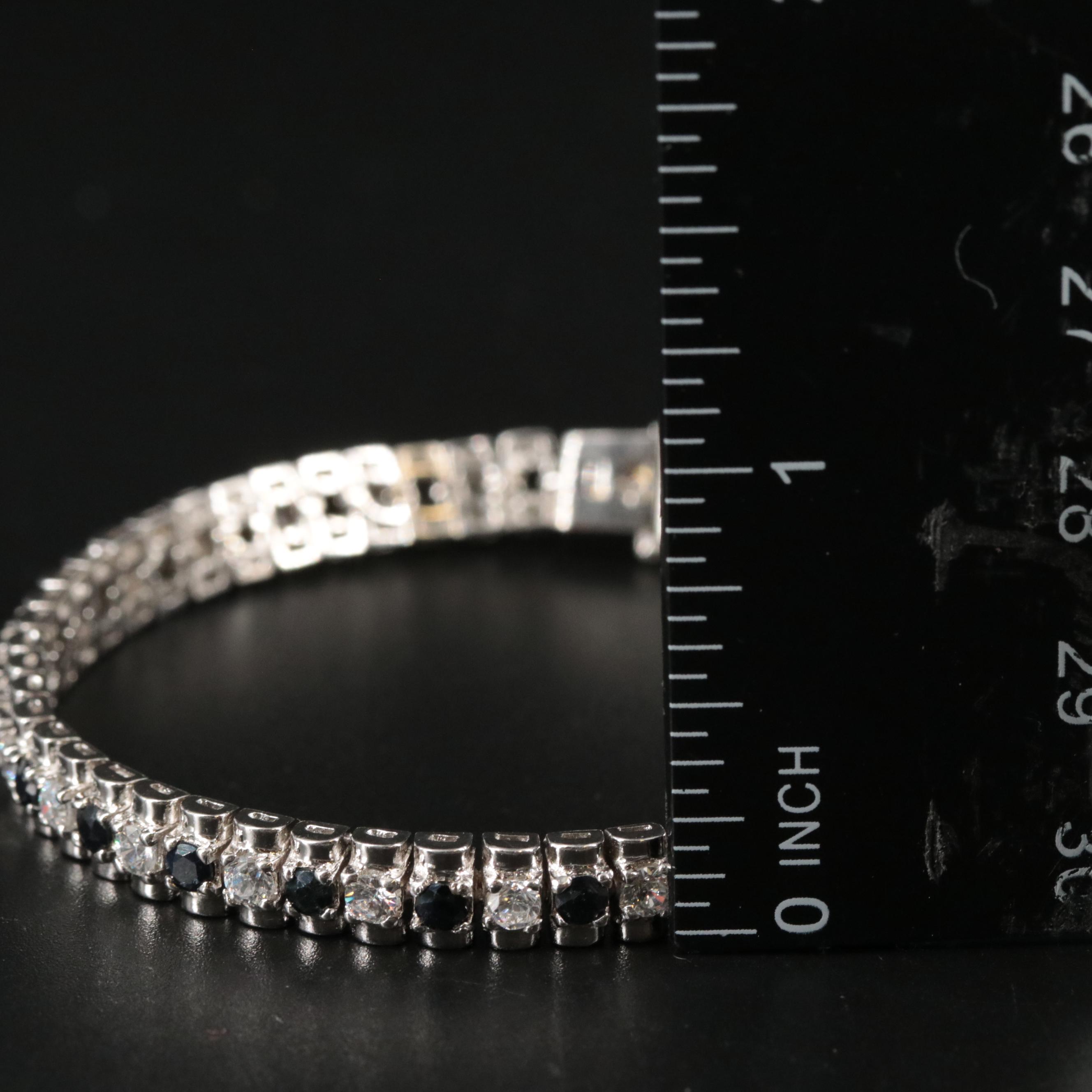 Sterling Cubic Zirconia Bracelet