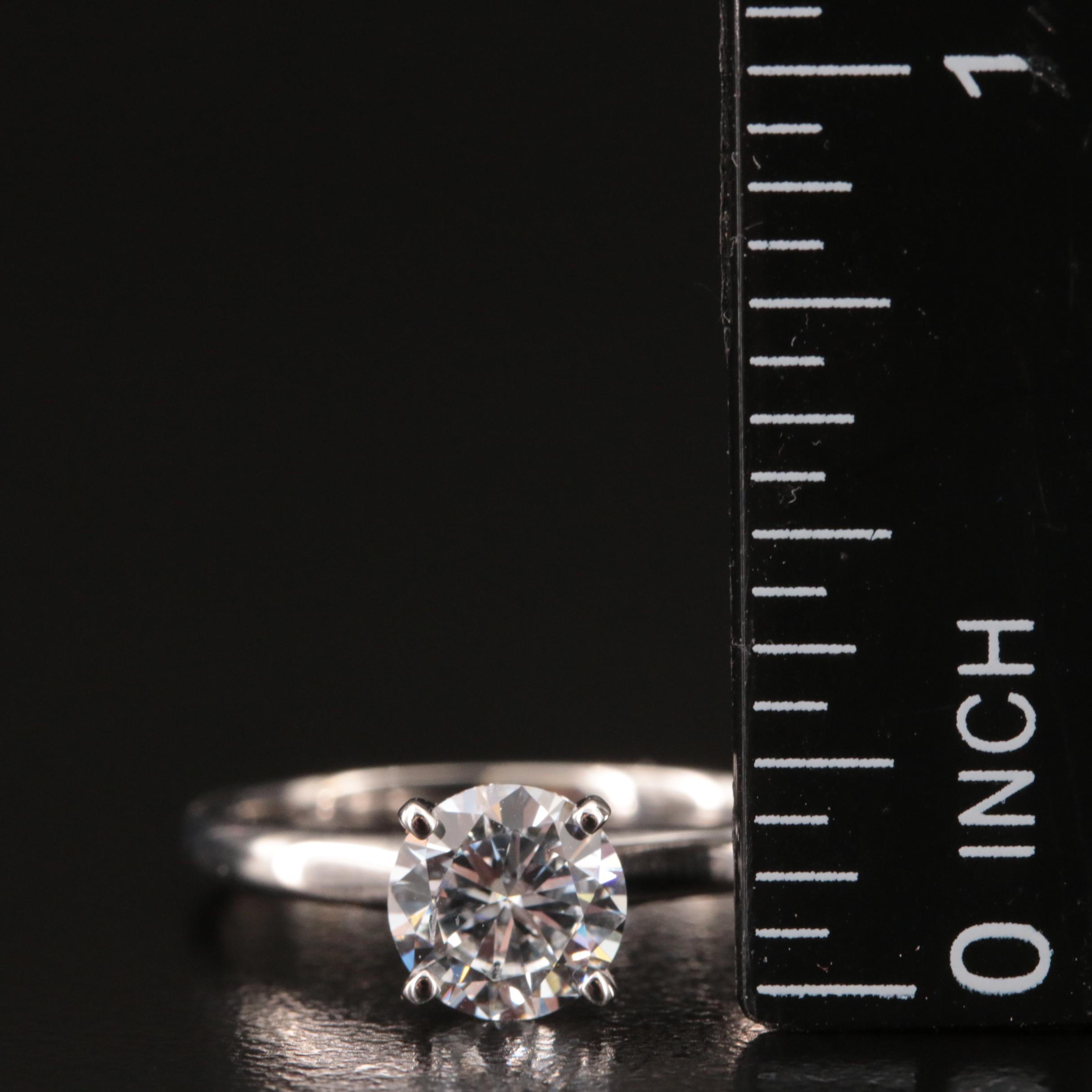 14K 1.06 CT Lab Grown Diamond Solitaire Ring