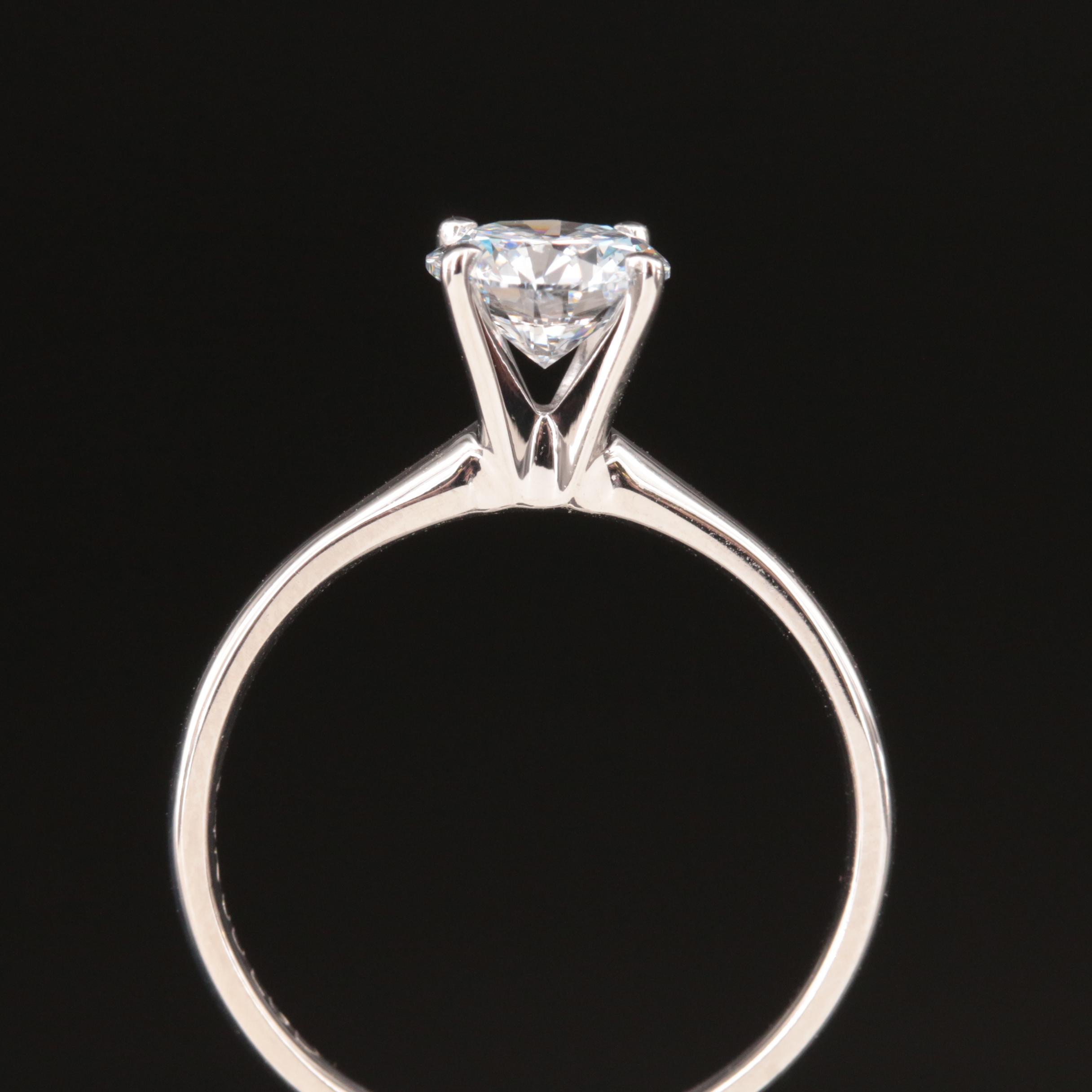 14K 1.06 CT Lab Grown Diamond Solitaire Ring