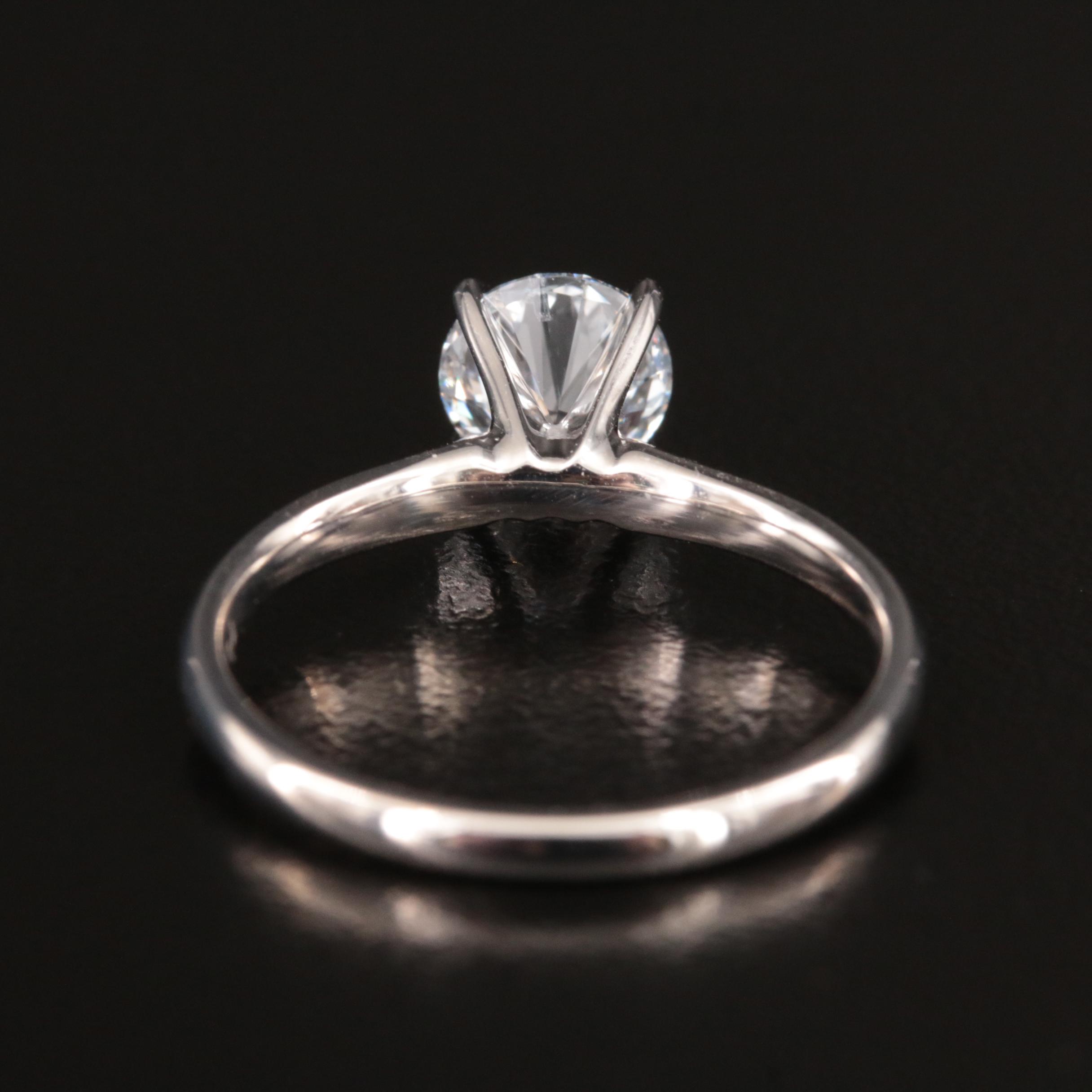 14K 1.06 CT Lab Grown Diamond Solitaire Ring