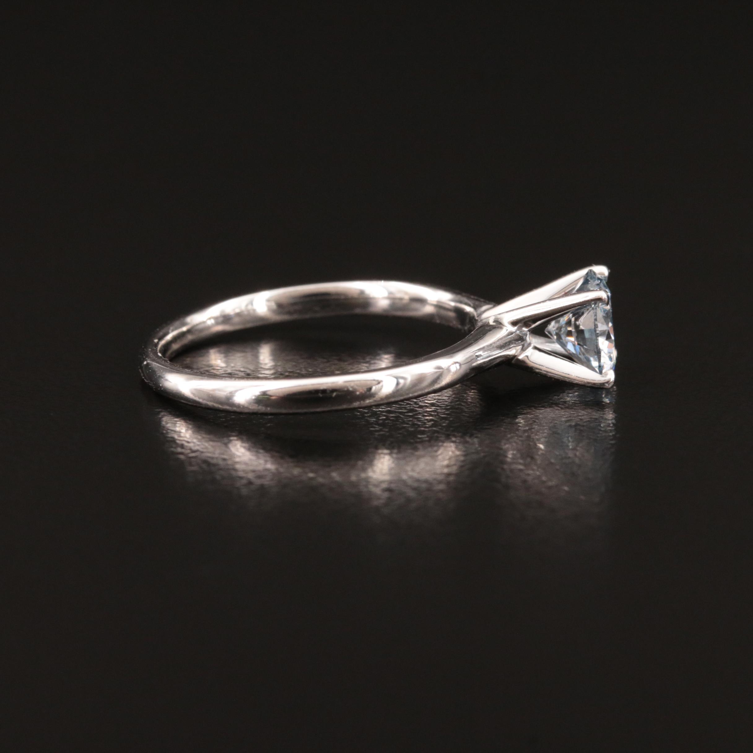 14K 0.98 CT Lab Grown Diamond Solitaire Ring