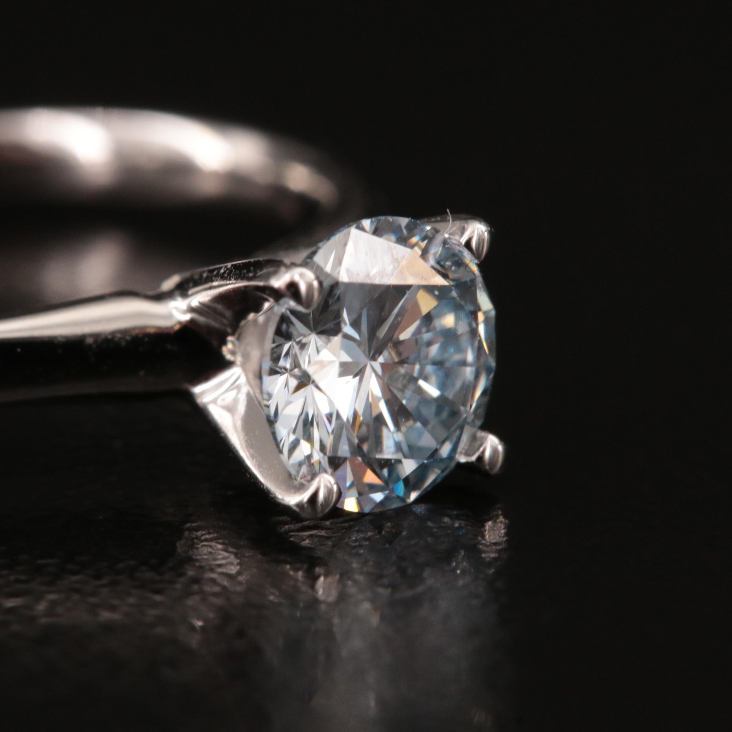 14K 0.98 CT Lab Grown Diamond Solitaire Ring