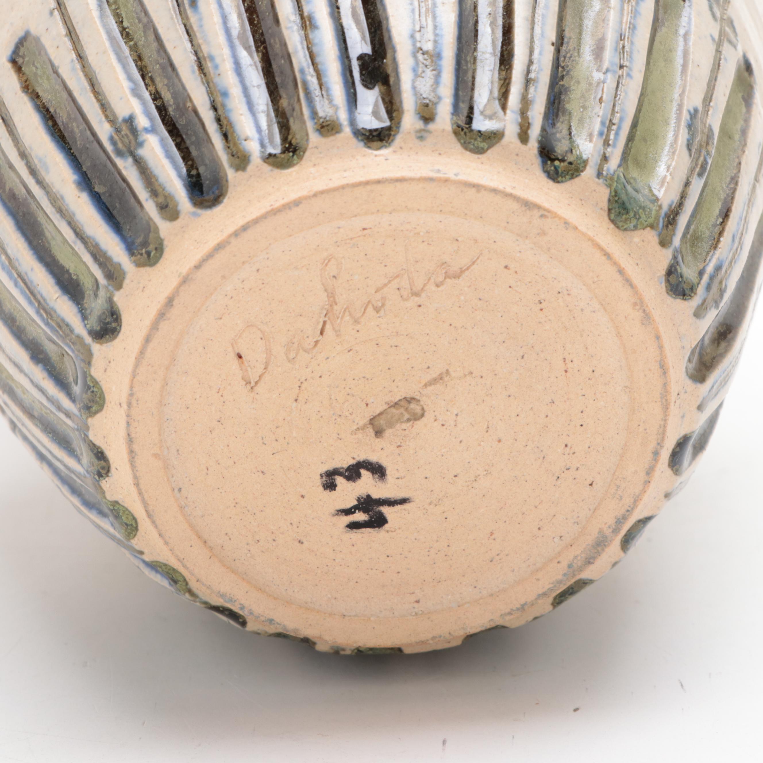 Peter Dahoda Studio Pottery Vase