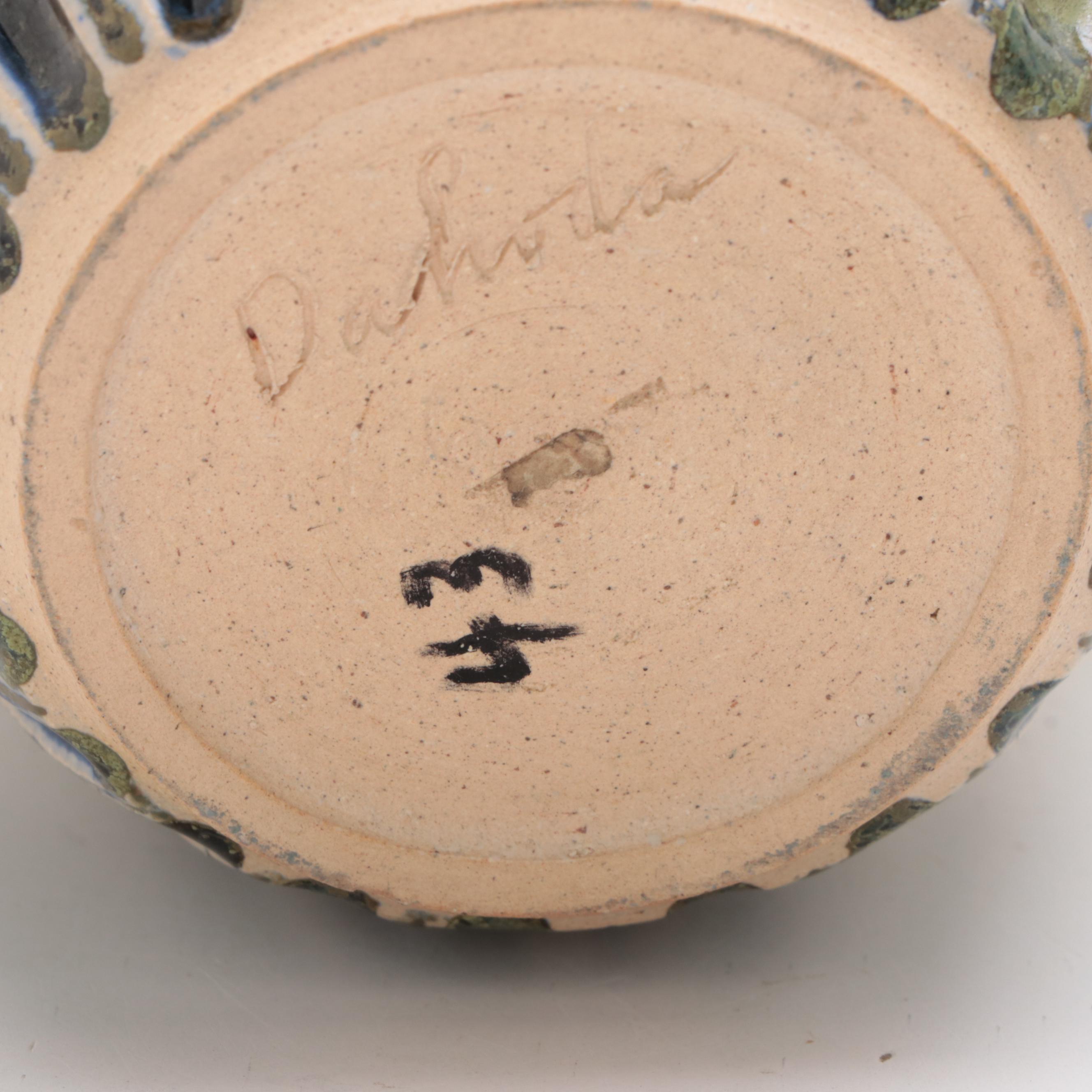 Peter Dahoda Studio Pottery Vase