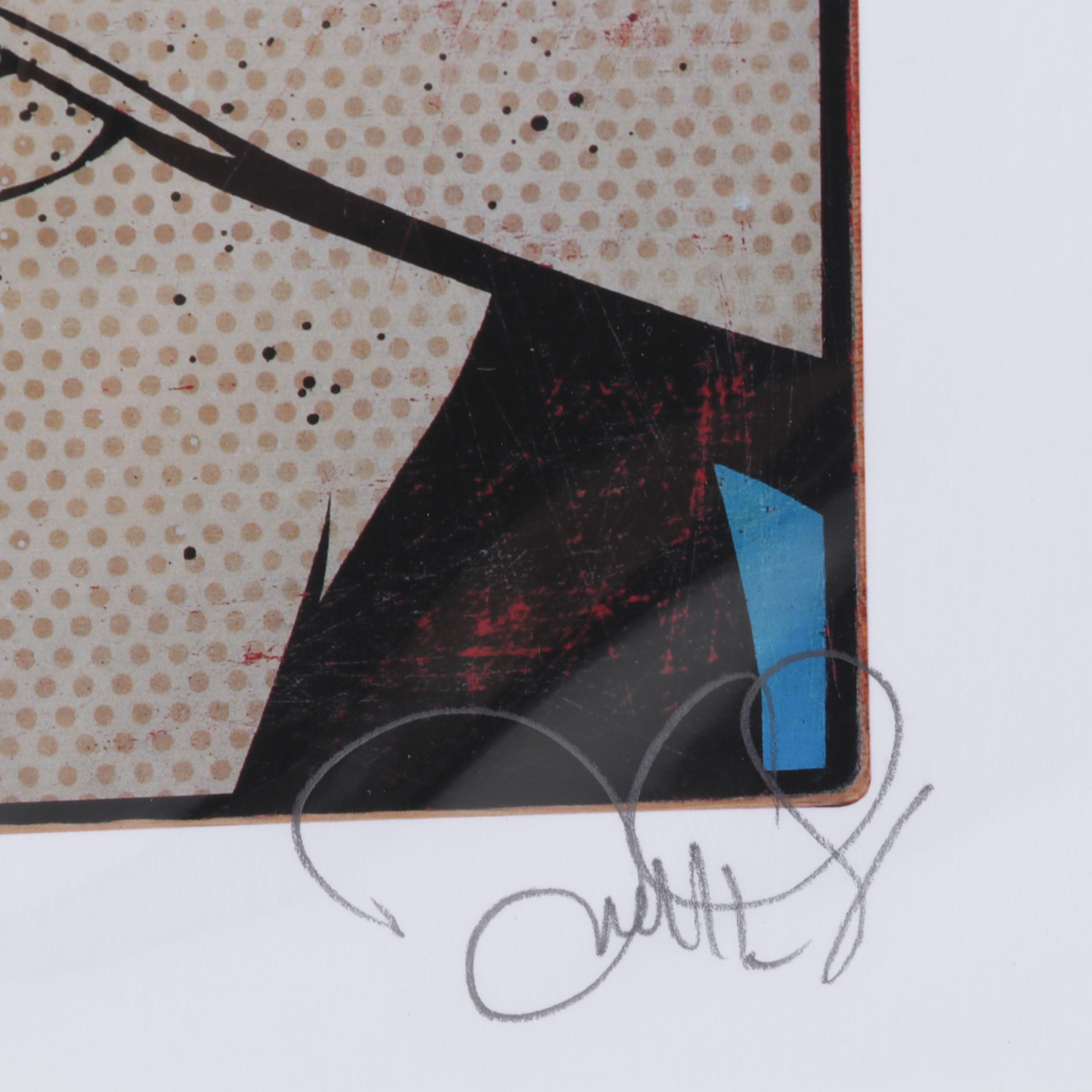 Denial Pop Art Giclée "Burn Your Wonder Bra!," 21st Century