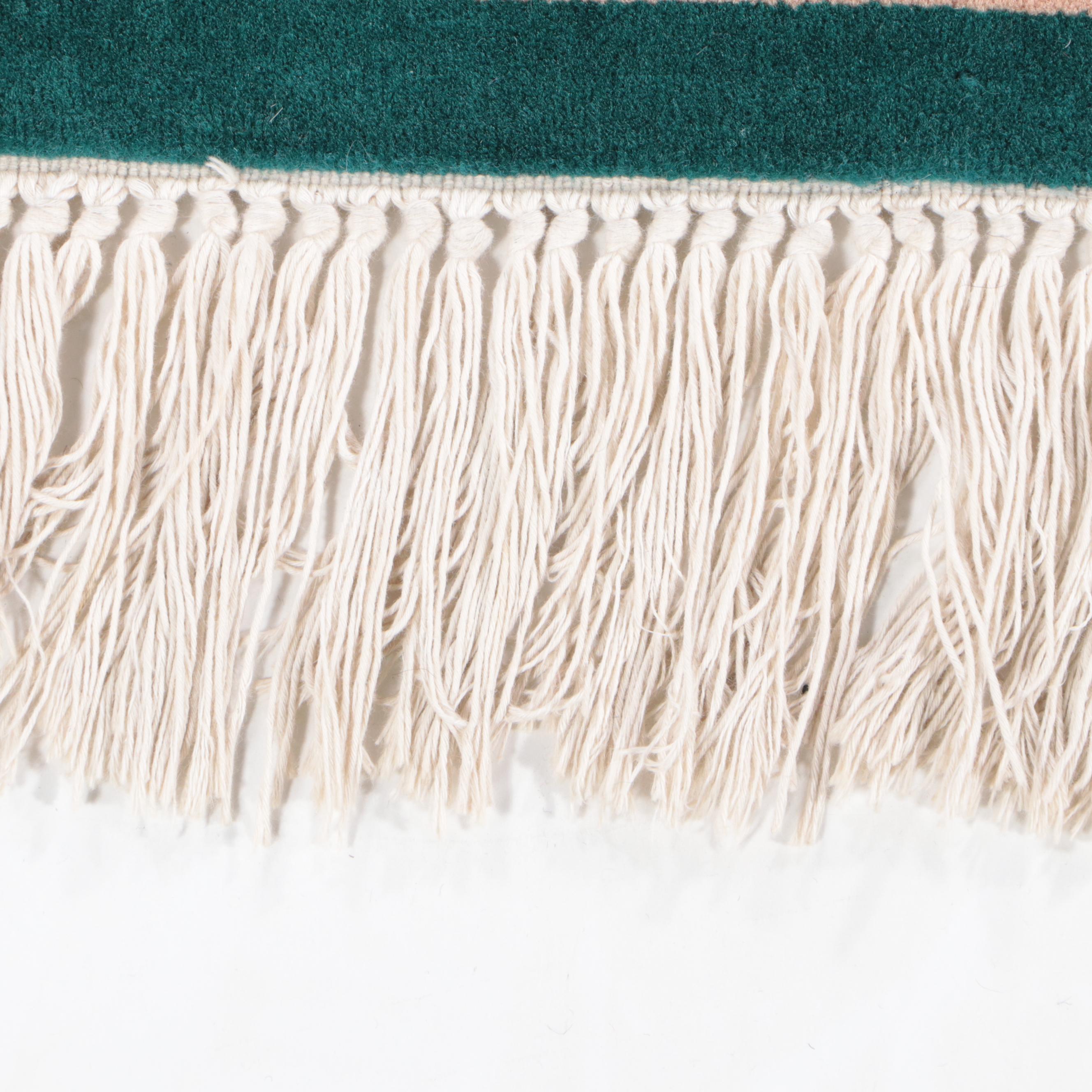 6'1 x 9'4 Hand-Knotted Pakistani-Persian Area Rug