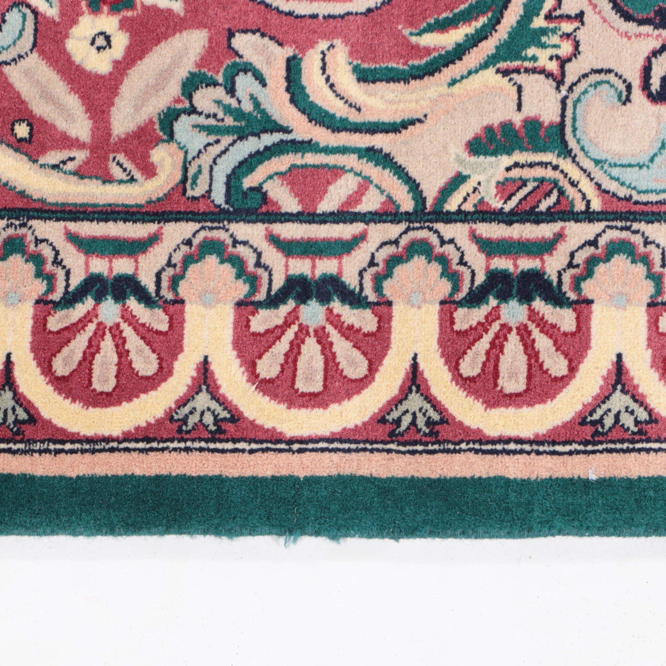 6'1 x 9'4 Hand-Knotted Pakistani-Persian Area Rug