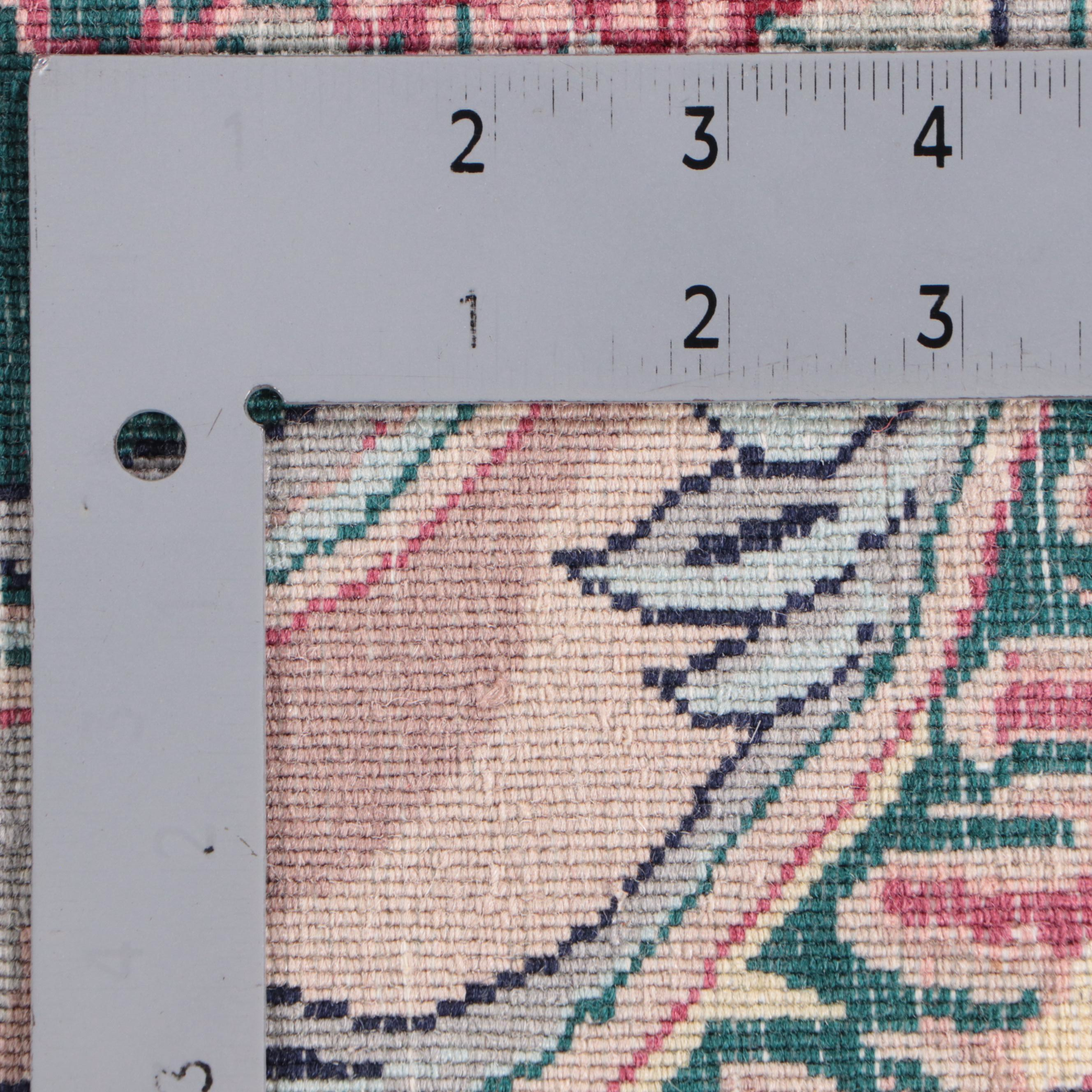 6'1 x 9'4 Hand-Knotted Pakistani-Persian Area Rug