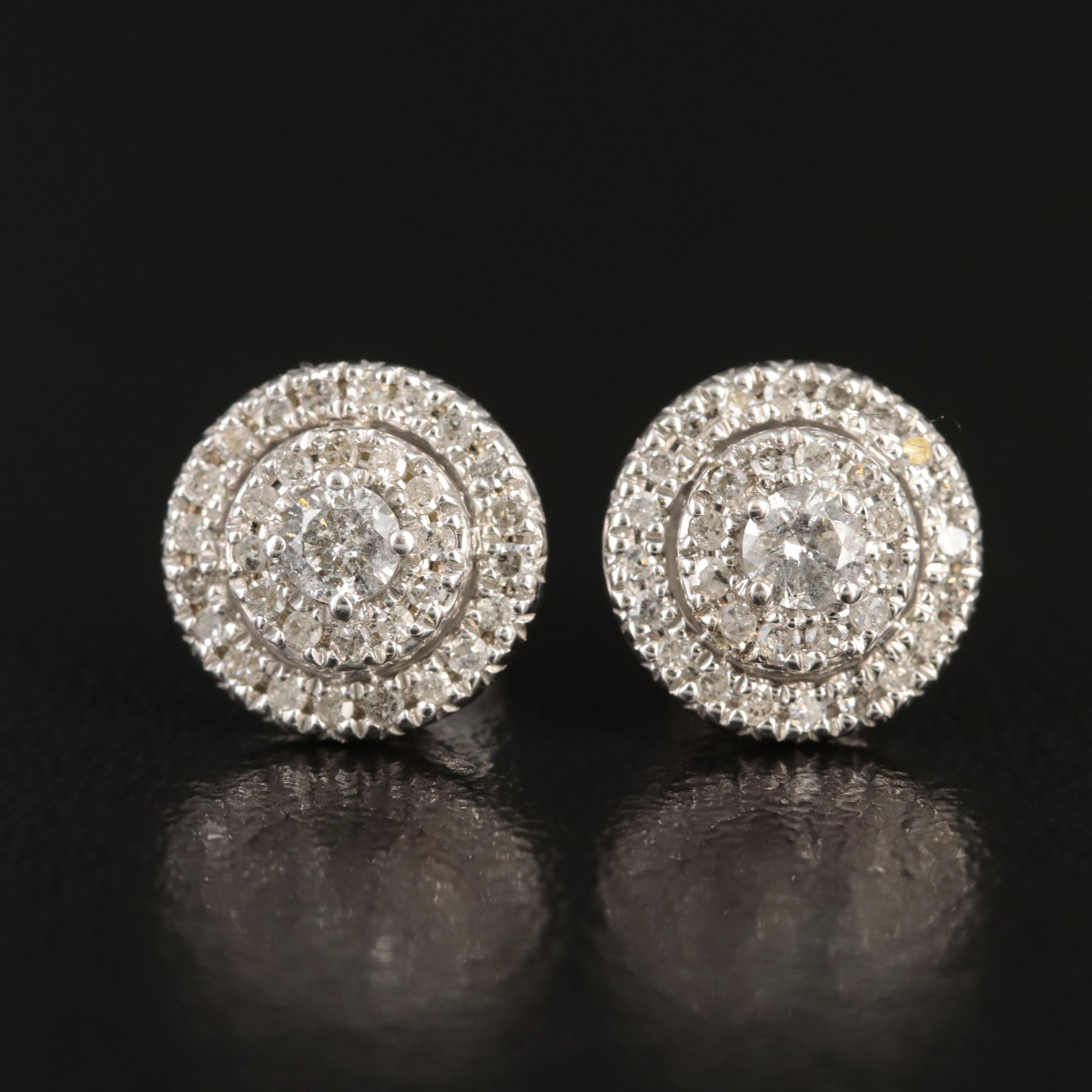 10K 0.52 CTW Diamond Stud Earrings