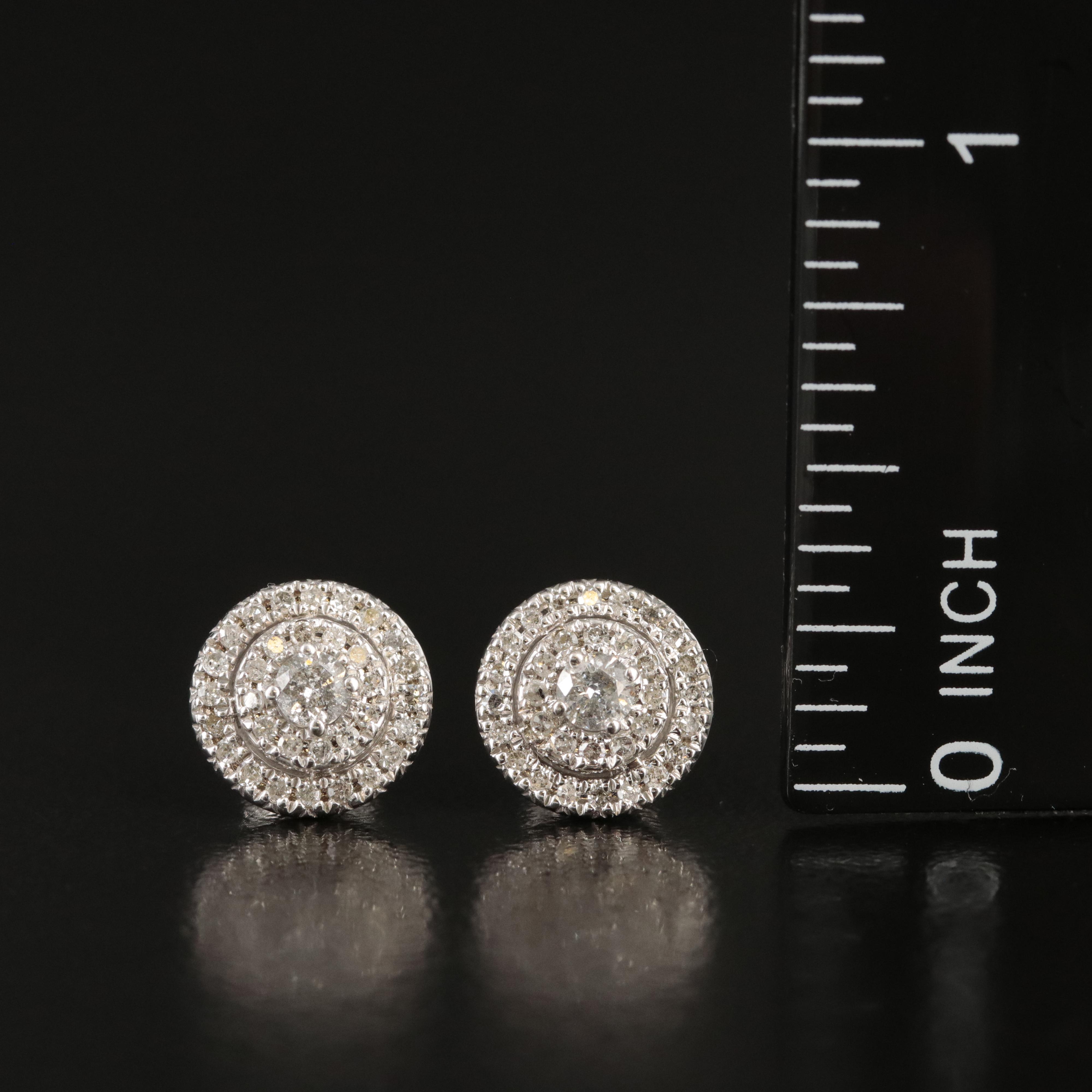 10K 0.52 CTW Diamond Stud Earrings