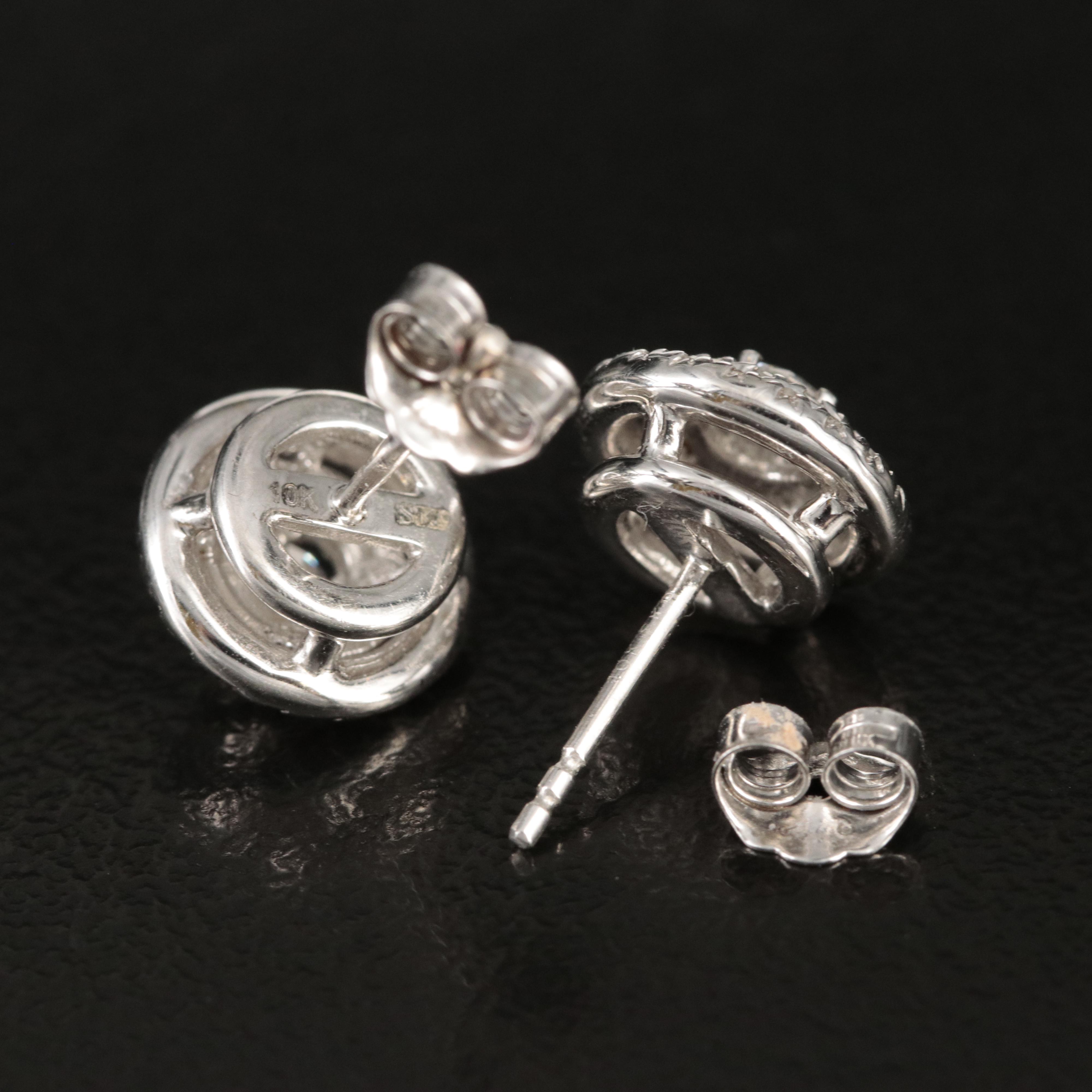 10K 0.52 CTW Diamond Stud Earrings