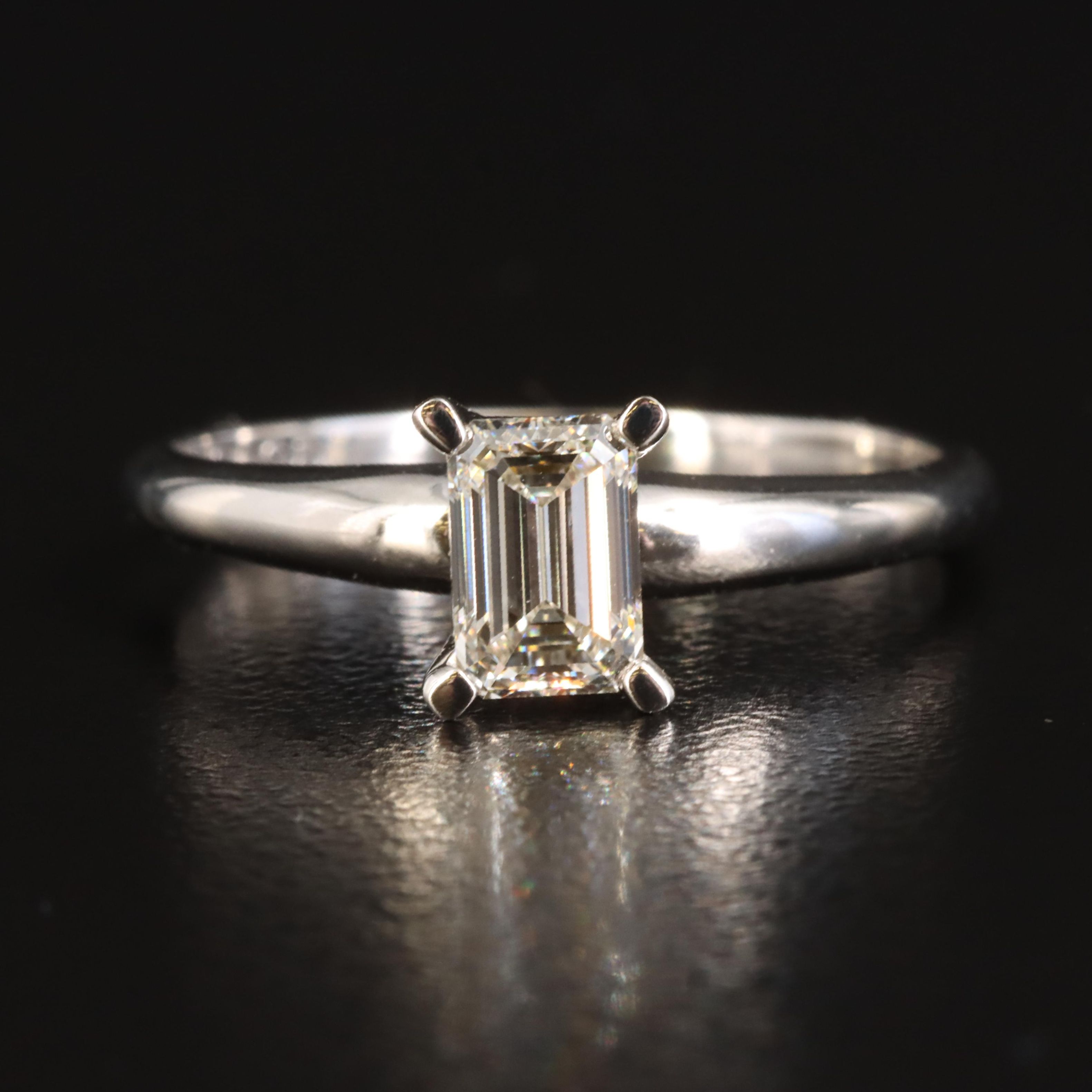 14K 0.50 CT Lab Grown Diamond Solitaire Ring