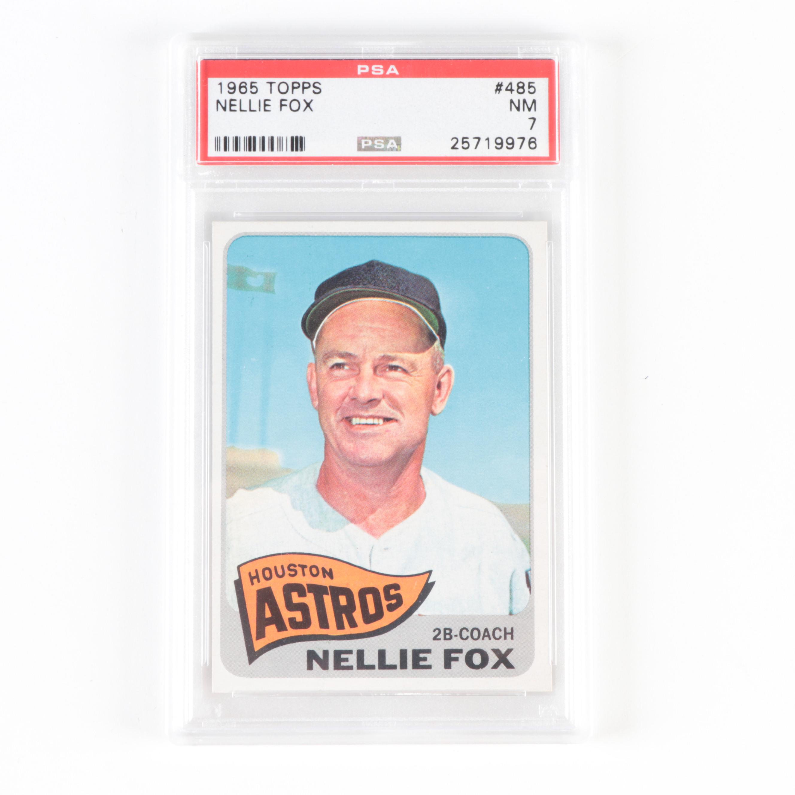 1965 Topps PSA Graded Nellie Fox, More Baseball Card Collection