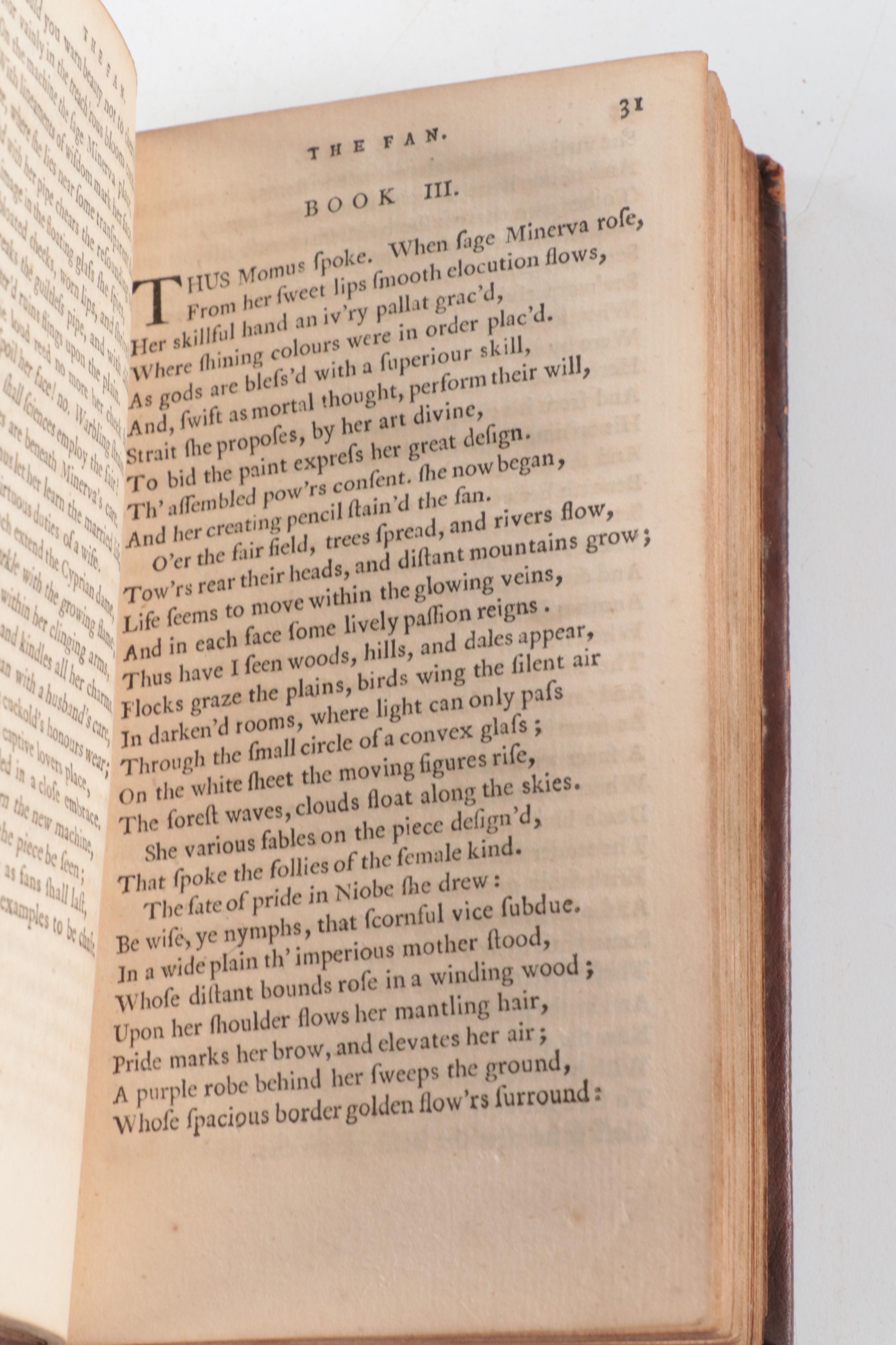 "Poems on Several Occasions" Two-Volume Set by John Gay, 1751