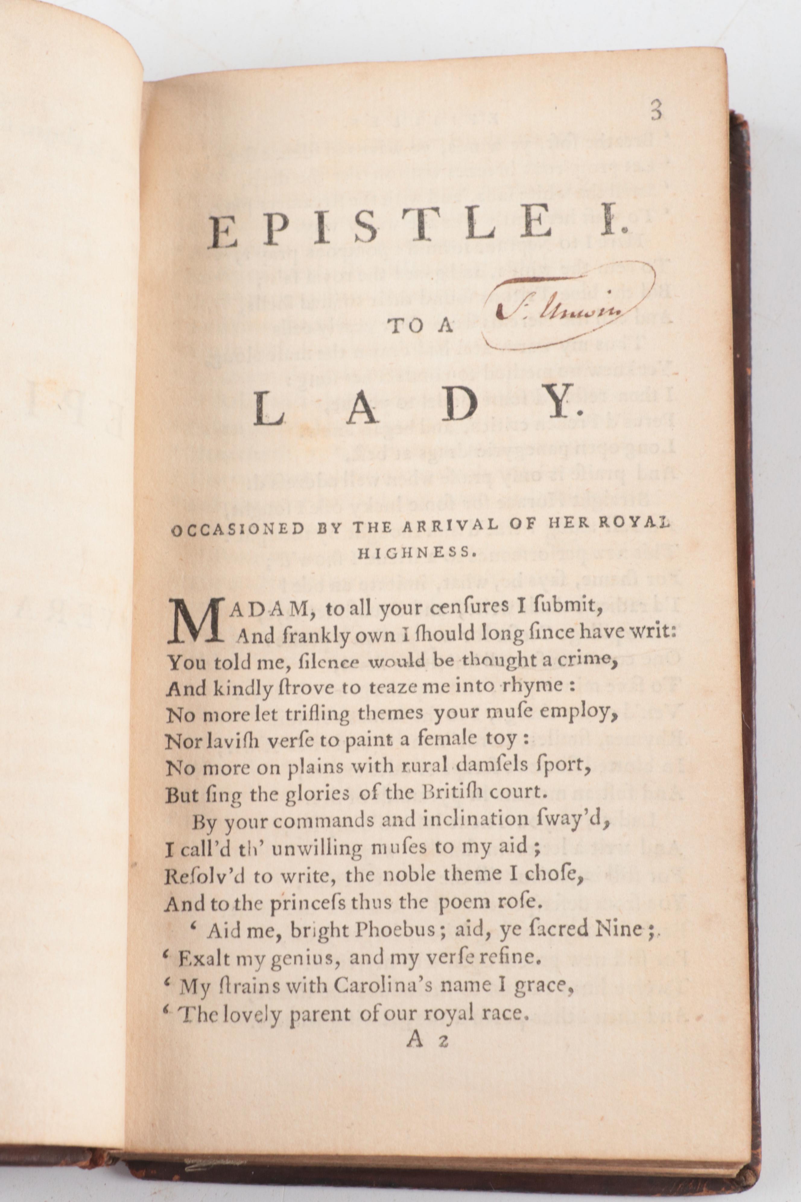"Poems on Several Occasions" Two-Volume Set by John Gay, 1751