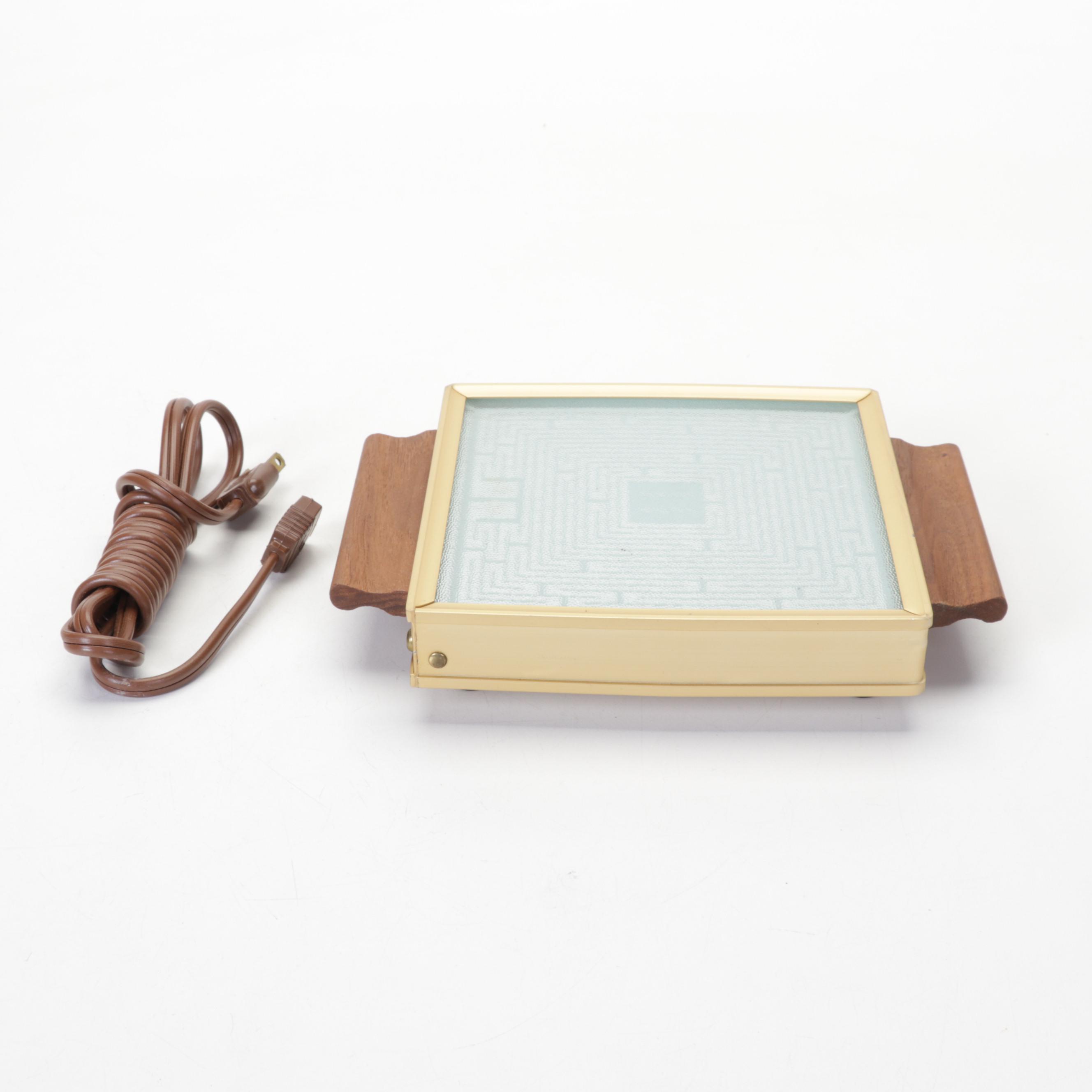 Vinegar, Oil, and Spice Rack with Food & Meat Chopper, Glass Tumblers, & More