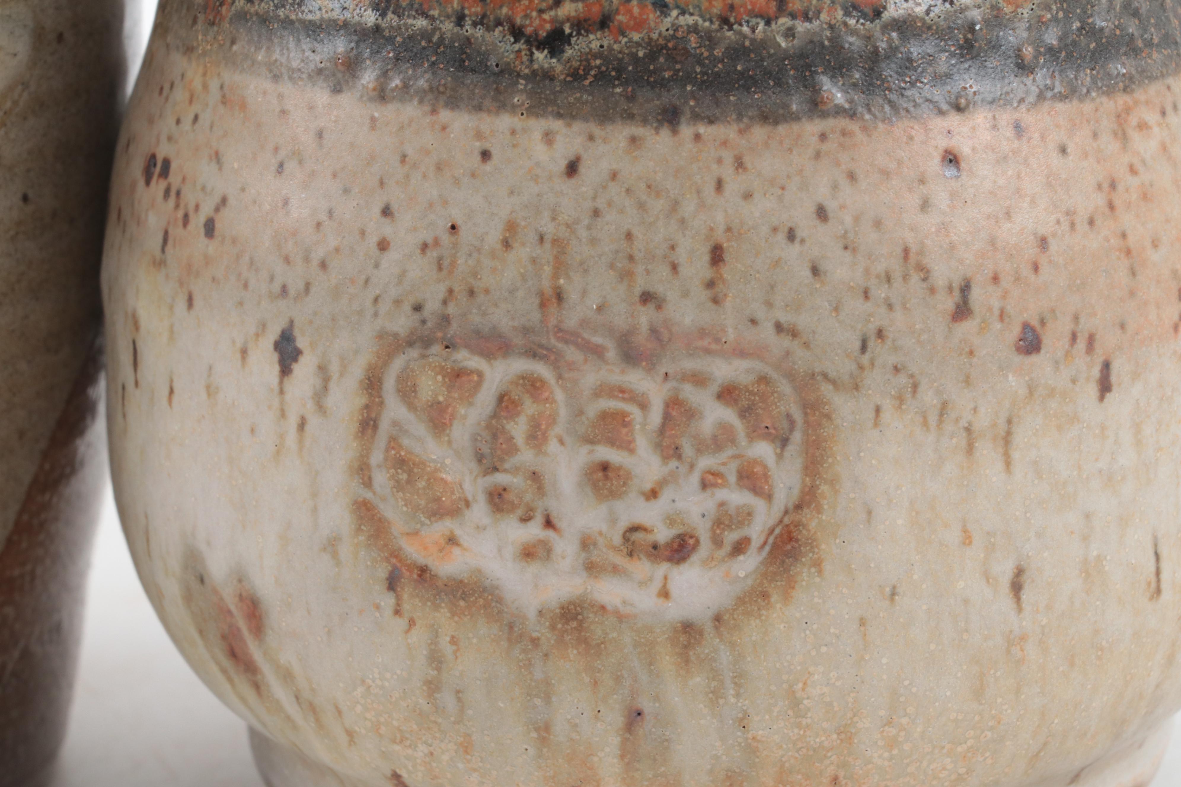 Art Pottery Glazed Stoneware Pitcher and Ewer