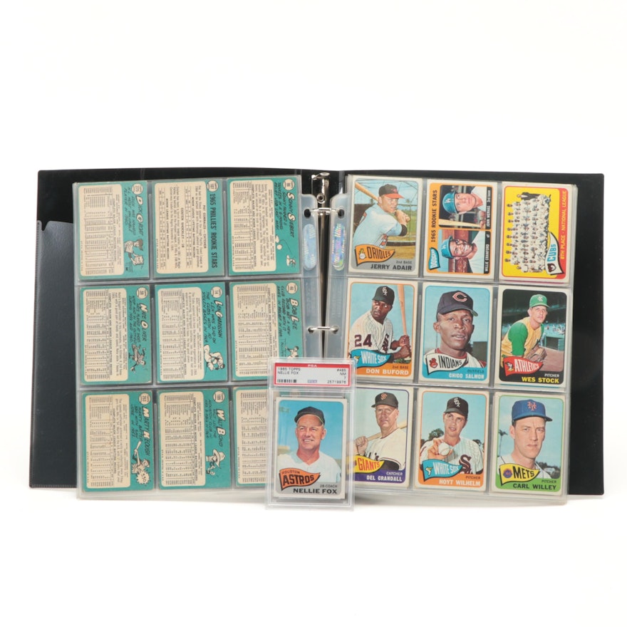 1965 Topps PSA Graded Nellie Fox, More Baseball Card Collection