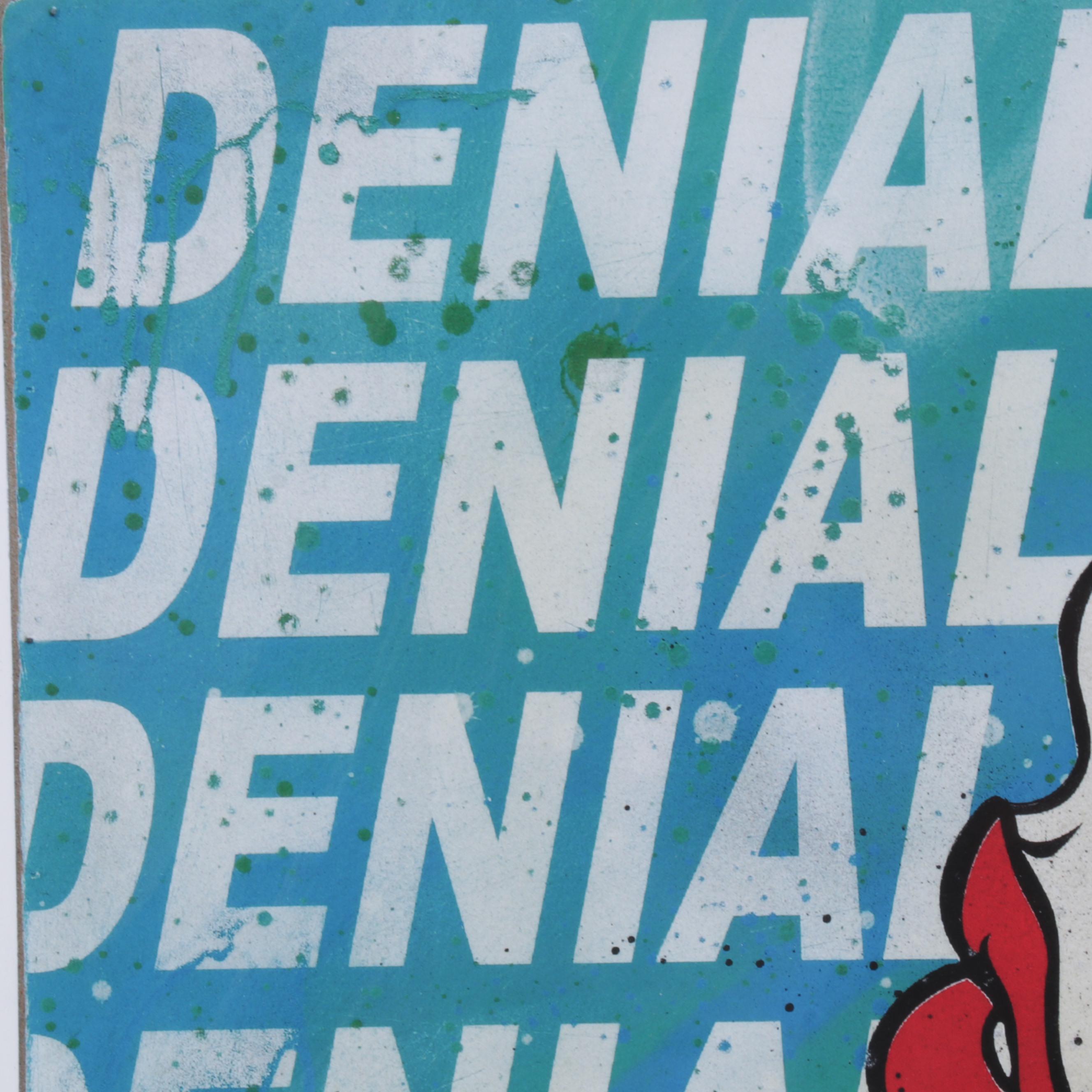 Denial Pop Art Giclée "Denial Denial Denial," 21st Century