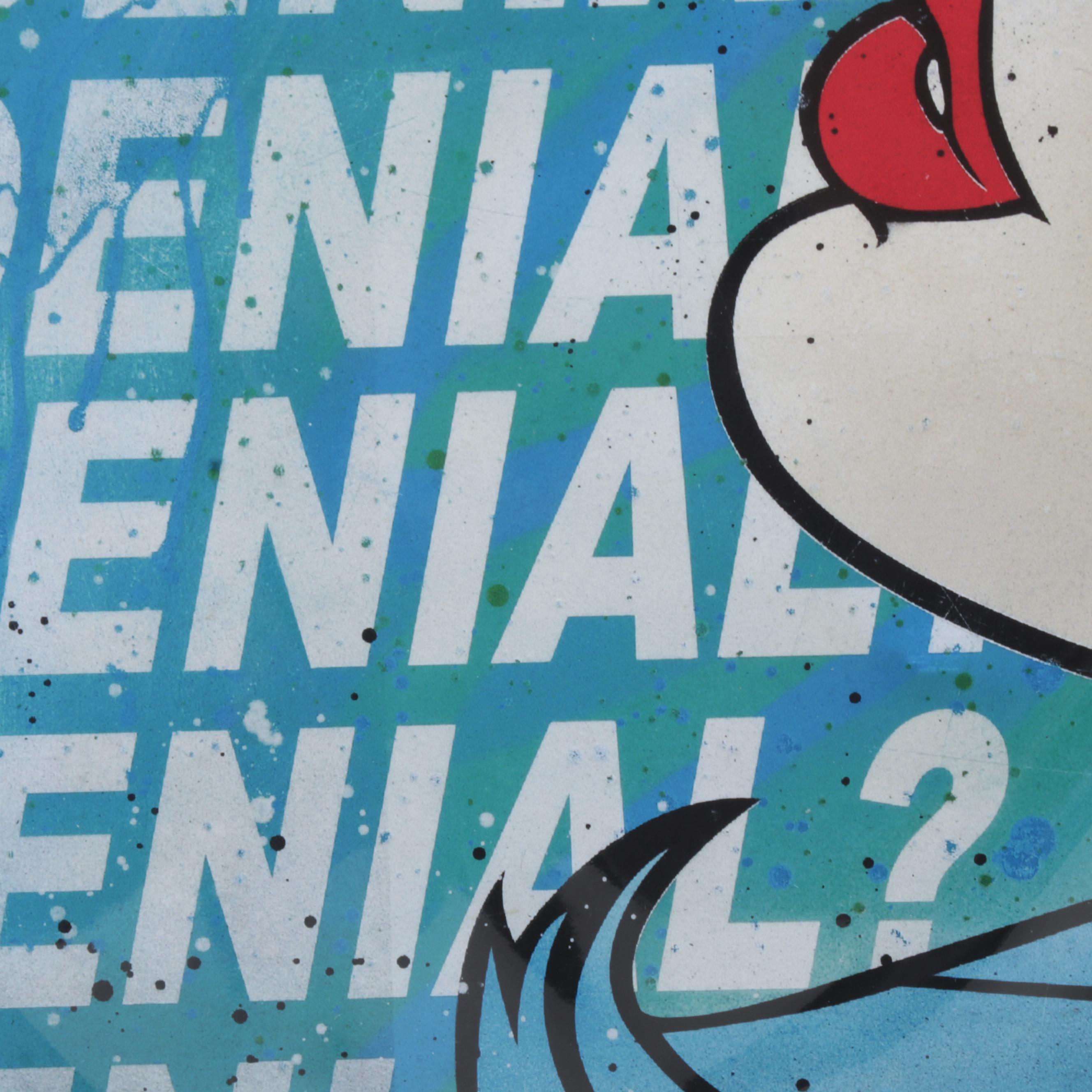 Denial Pop Art Giclée "Denial Denial Denial," 21st Century