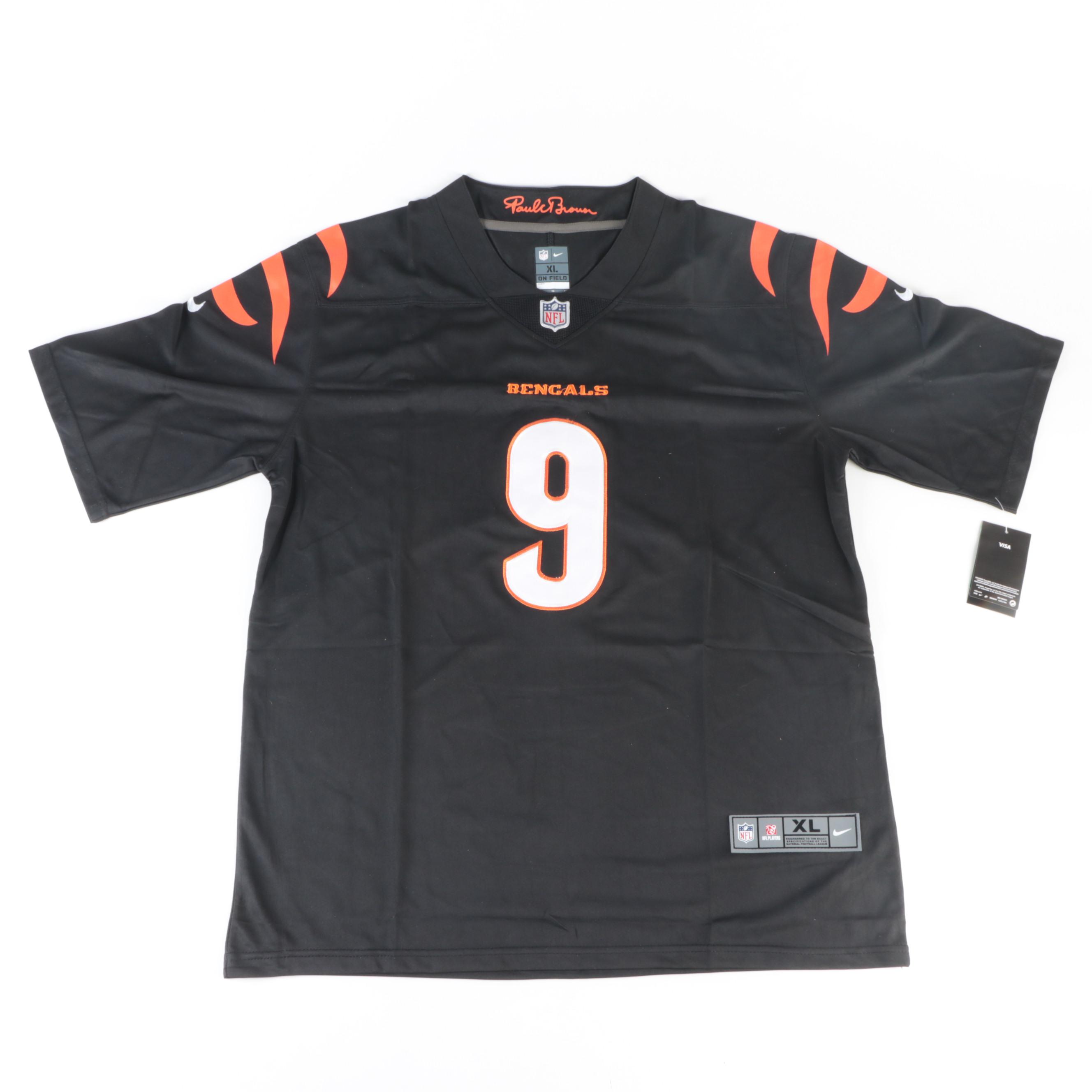 Cincinnati Bengals Joe Burrow Signed Football Jersey