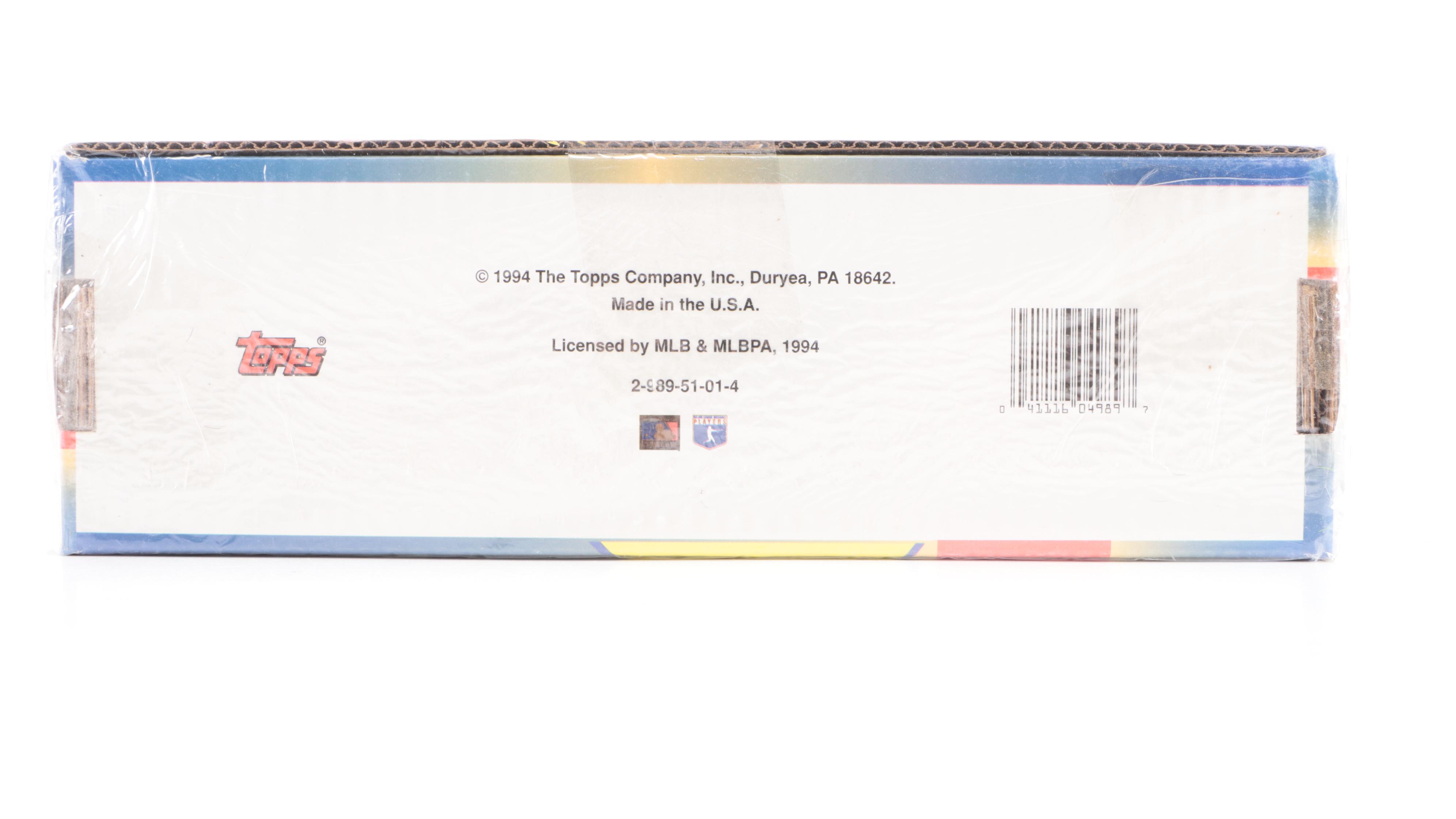 Topps Baseball Card Sealed, Unsealed Sets With Jeter, Aaron, Ryan, More, 1990s