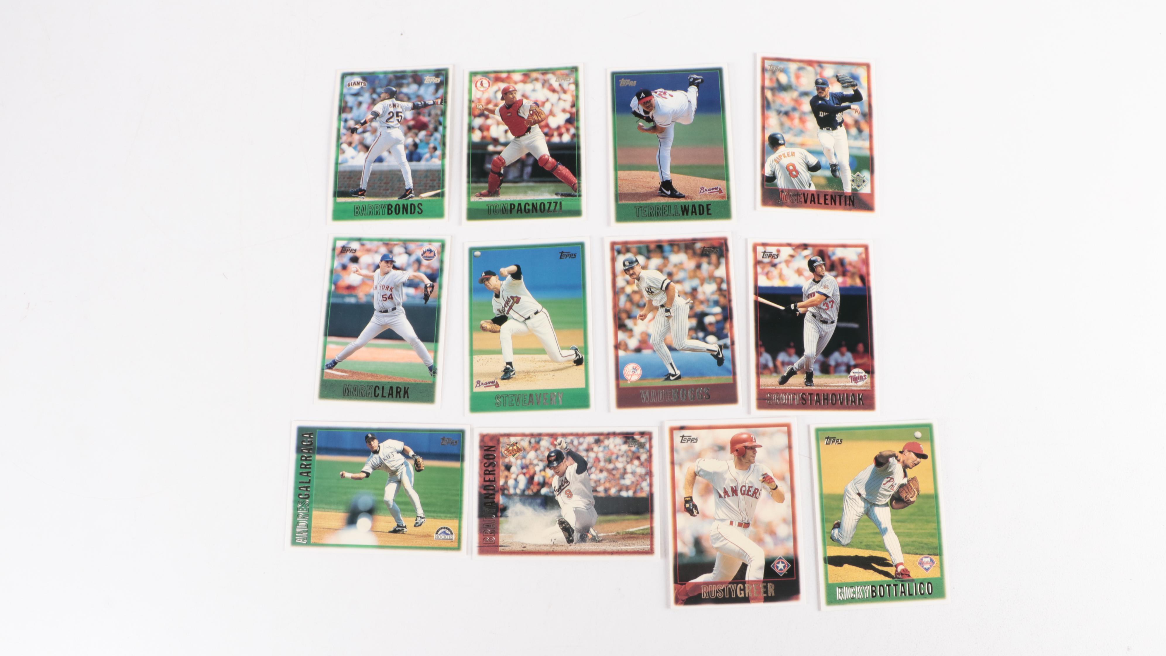 Topps Baseball Card Sealed, Unsealed Sets With Jeter, Aaron, Ryan, More, 1990s