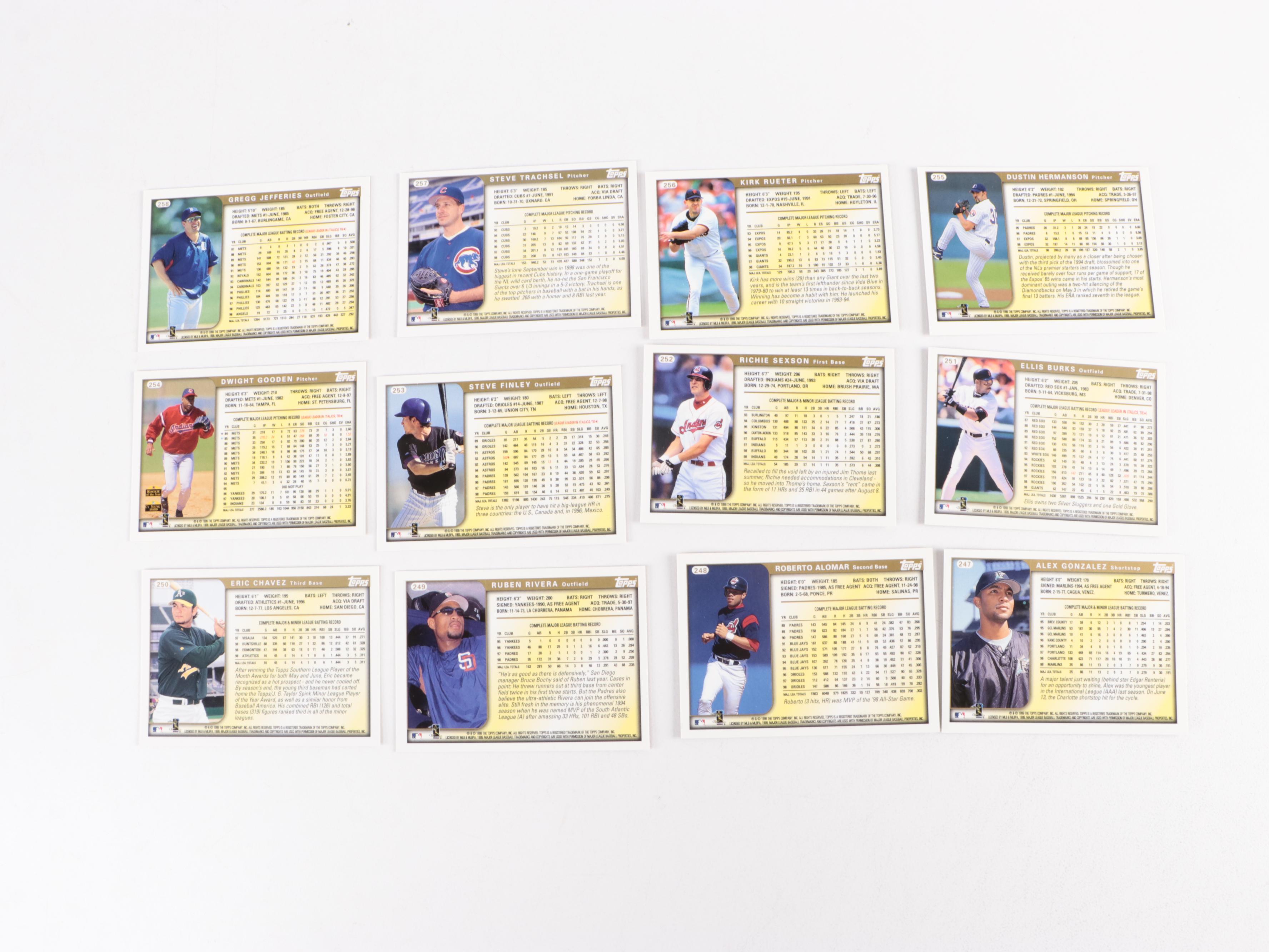 Topps Baseball Card Sealed, Unsealed Sets With Jeter, Aaron, Ryan, More, 1990s