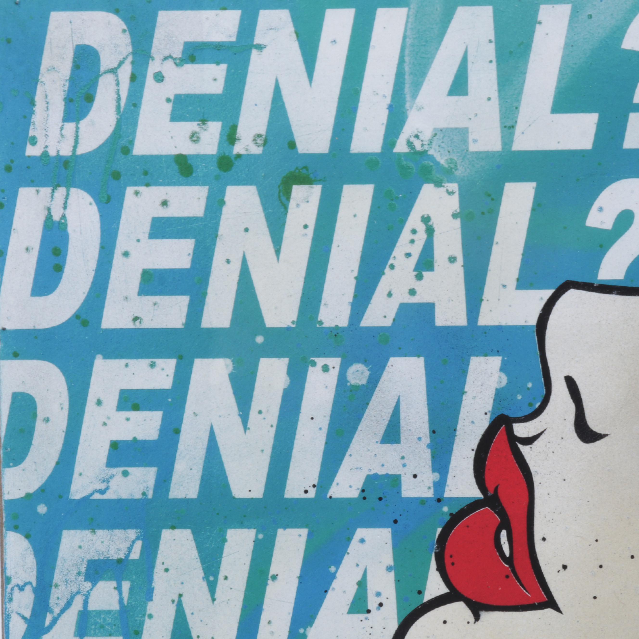 Denial Pop Art Giclée "Denial Denial Denial," 21st Century