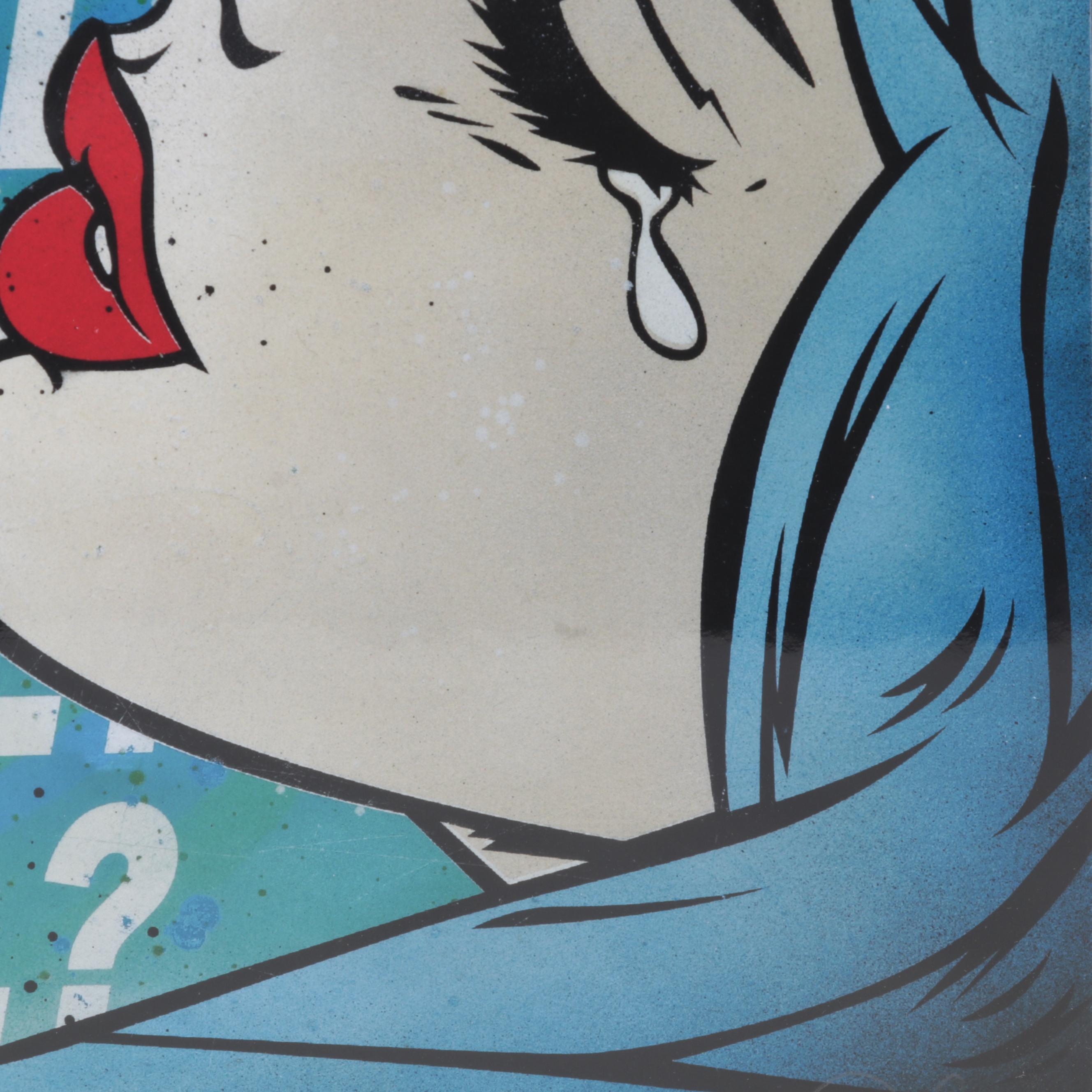 Denial Pop Art Giclée "Denial Denial Denial," 21st Century