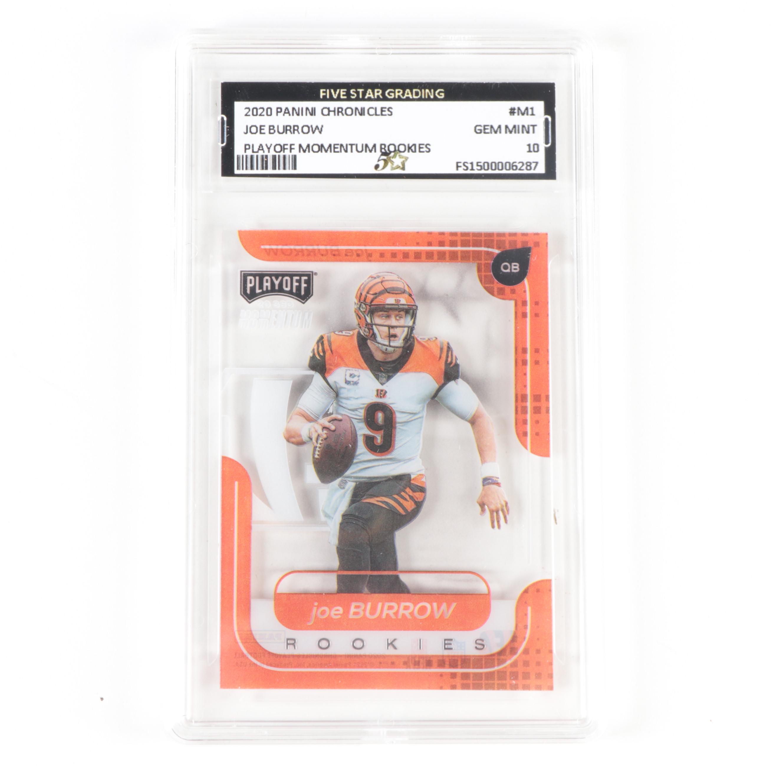 Panini Mosaic, Chronicles Slabbed Football Rookie Cards With Burrow, Chase, More