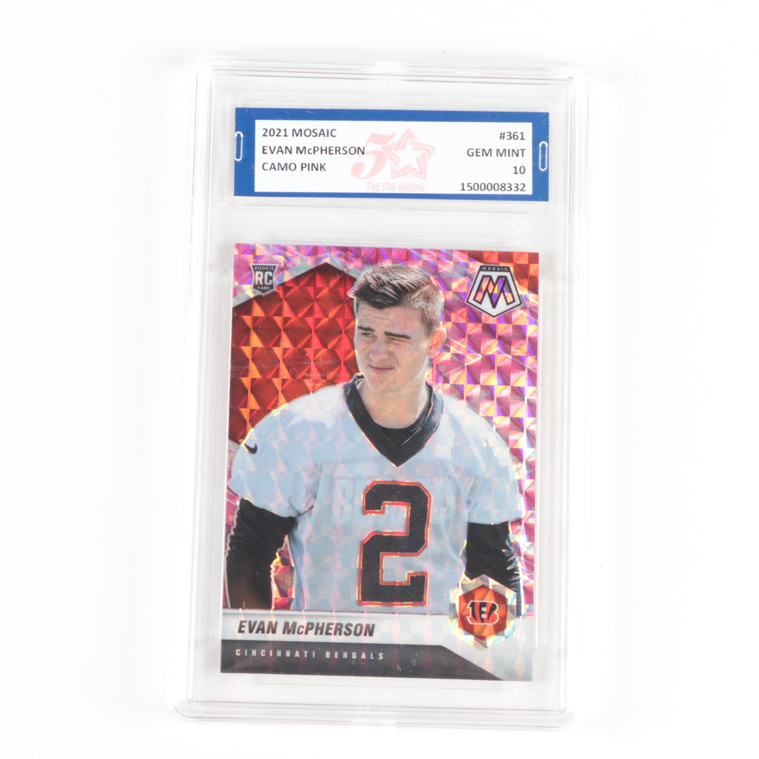 Panini Mosaic, Chronicles Slabbed Football Rookie Cards With Burrow, Chase, More