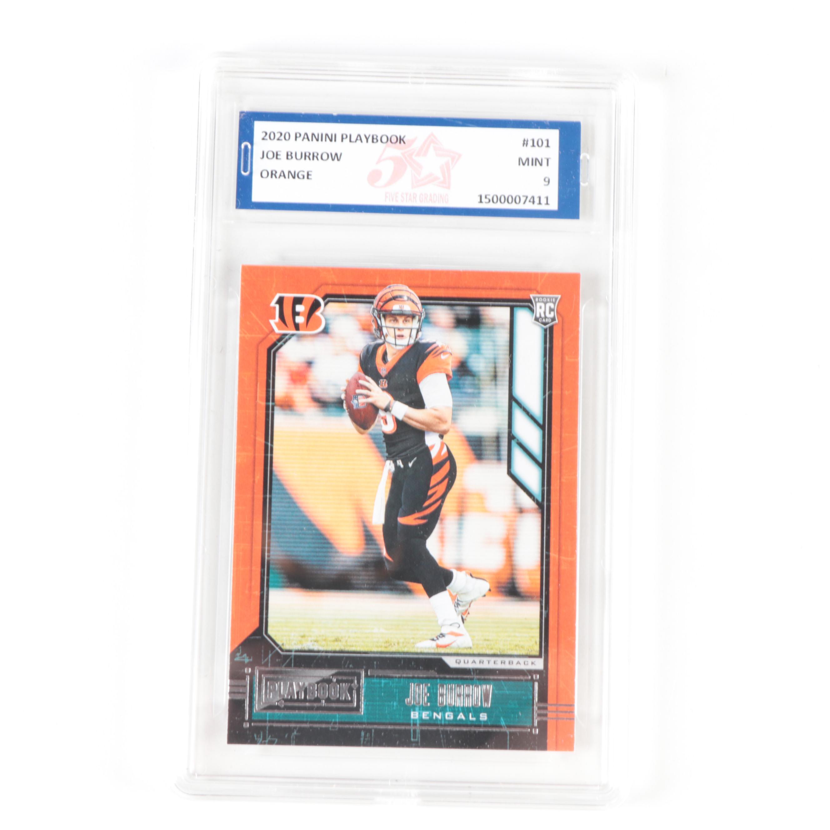 Panini Slabbed Football Rookie Cards With Burrow, Chase, Jefferson, 2020–2021