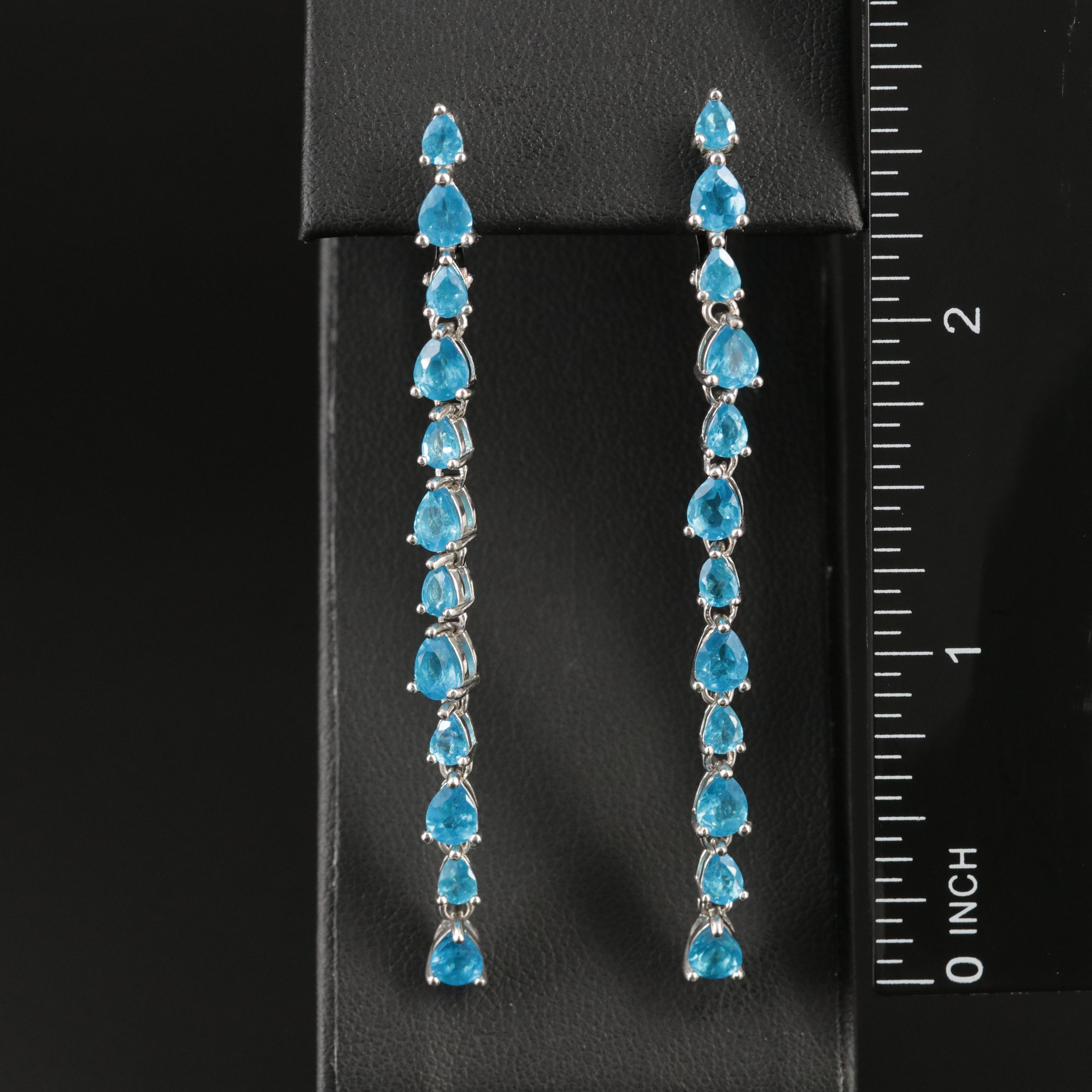Sterling Apatite Earrings