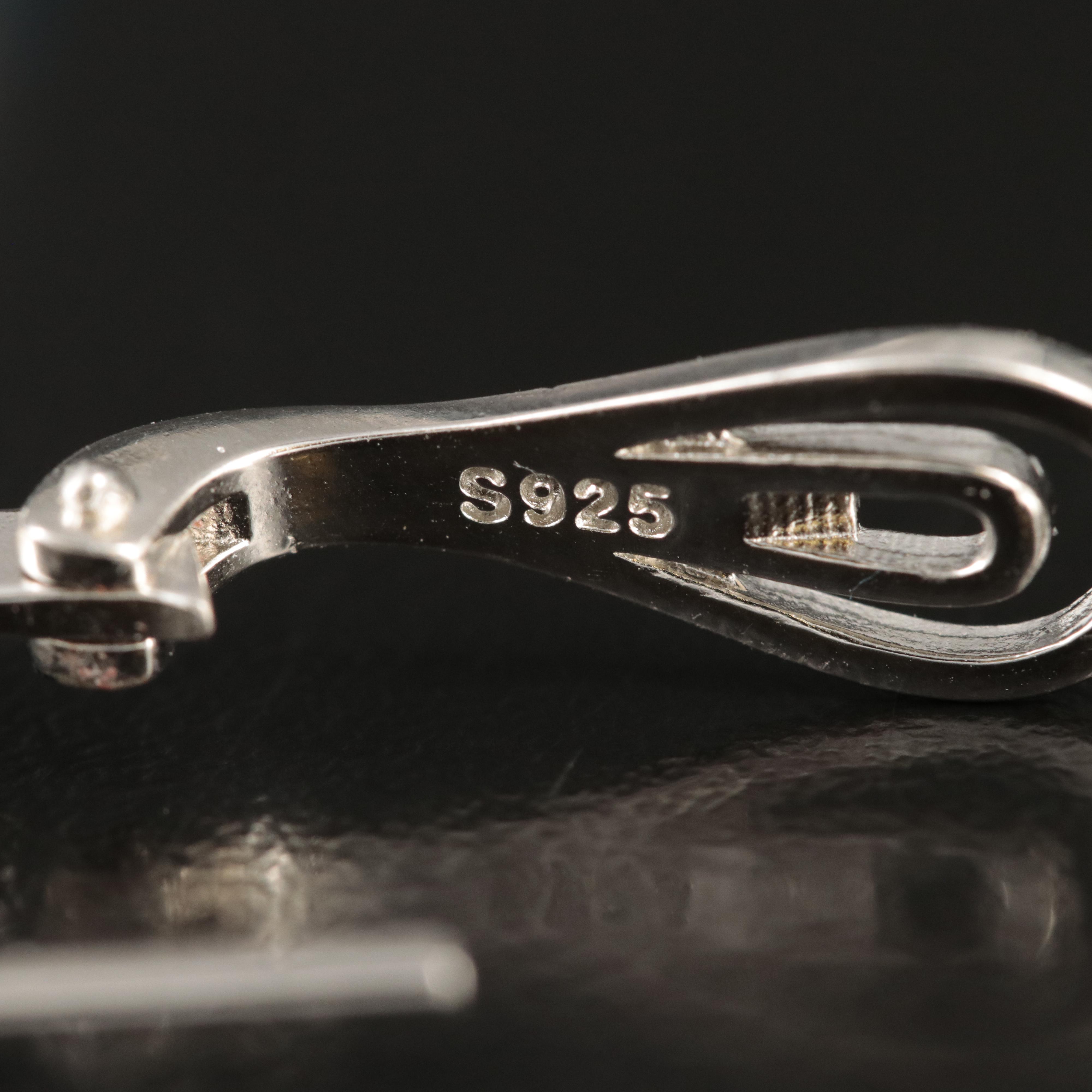 Sterling Apatite Earrings