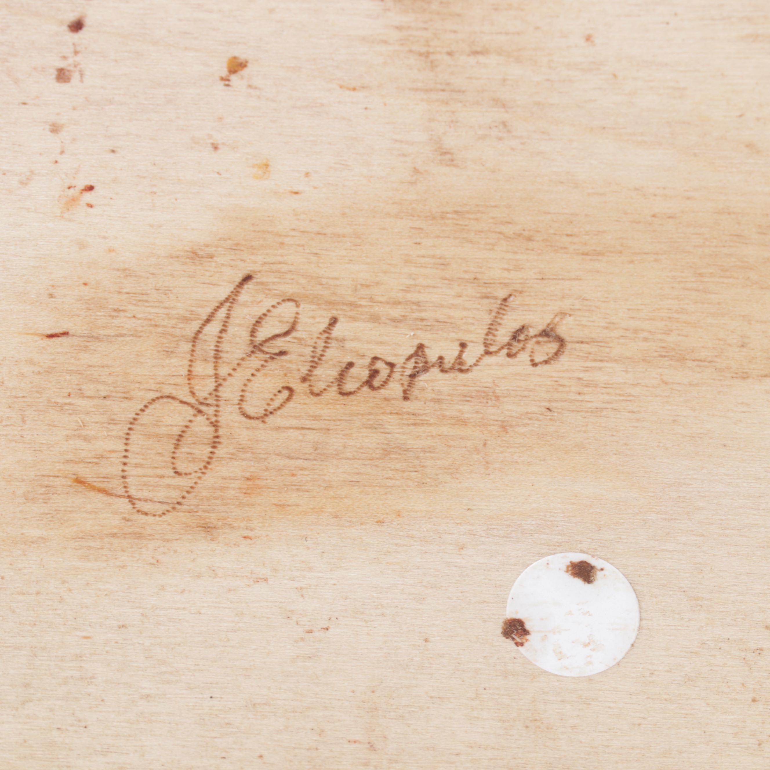 Jim Eliopulos Turned and Live Edge Box Elder Bowls and Hand-Painted Mallard Art