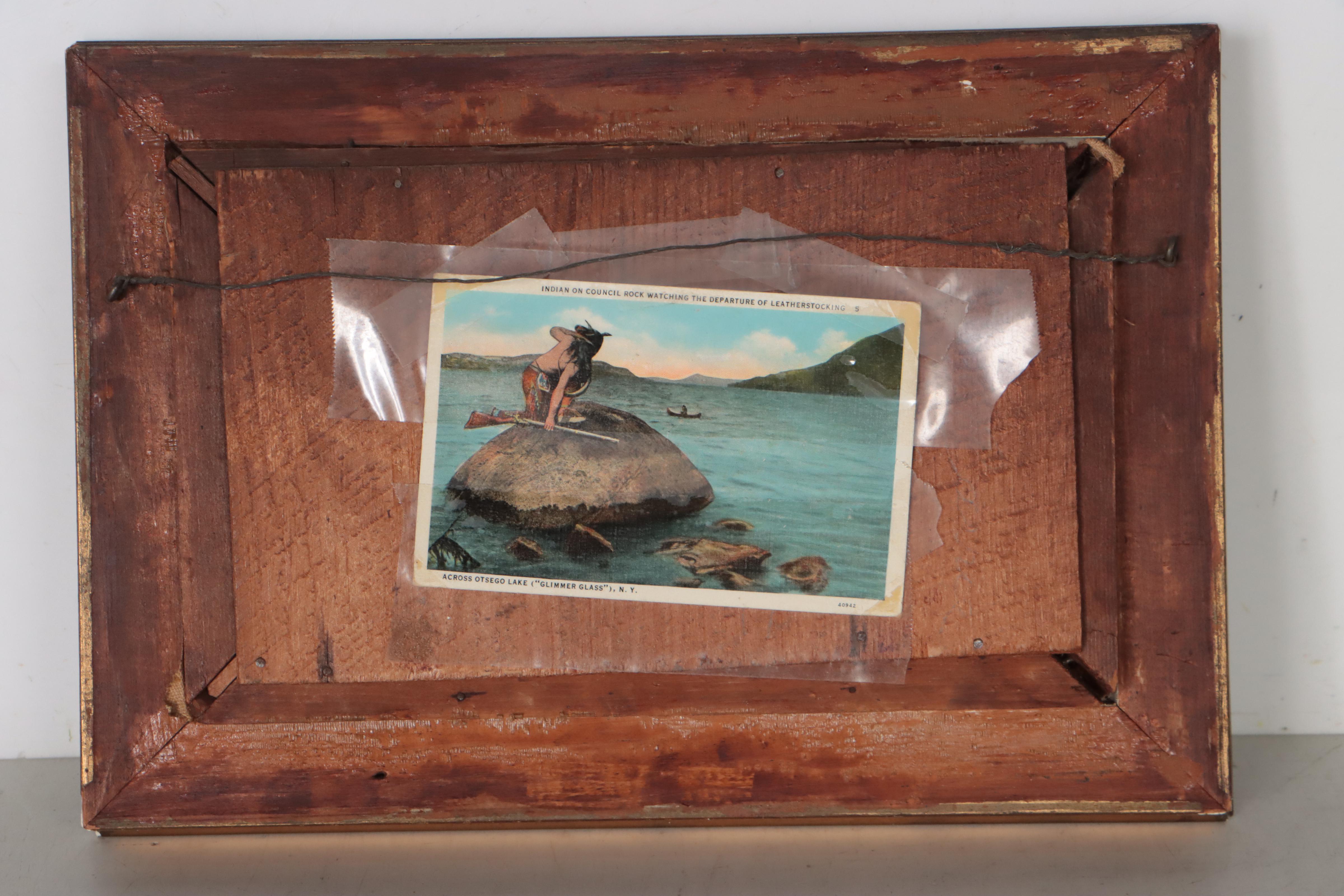 Hudson River School Oil Painting of Otsego Lake, Late 19th Century