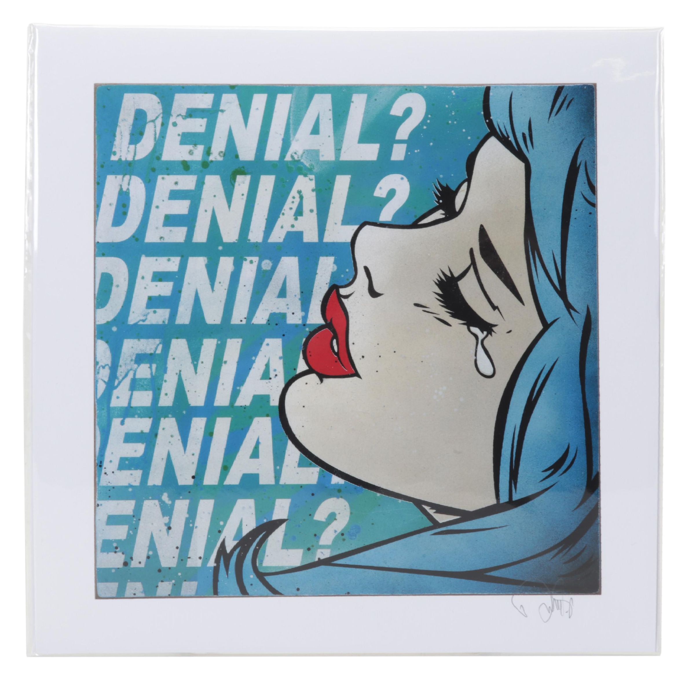 Denial Pop Art Giclée "Denial Denial Denial," 21st Century