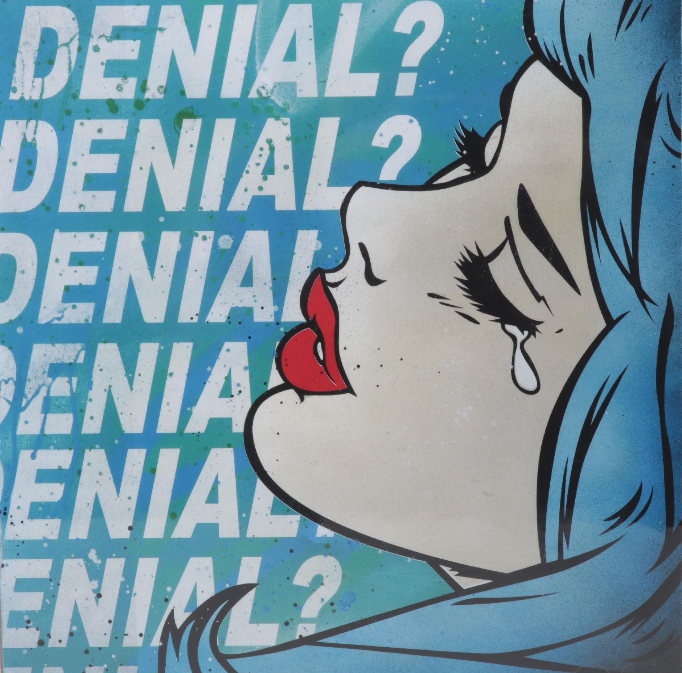 Denial Pop Art Giclée "Denial Denial Denial," 21st Century